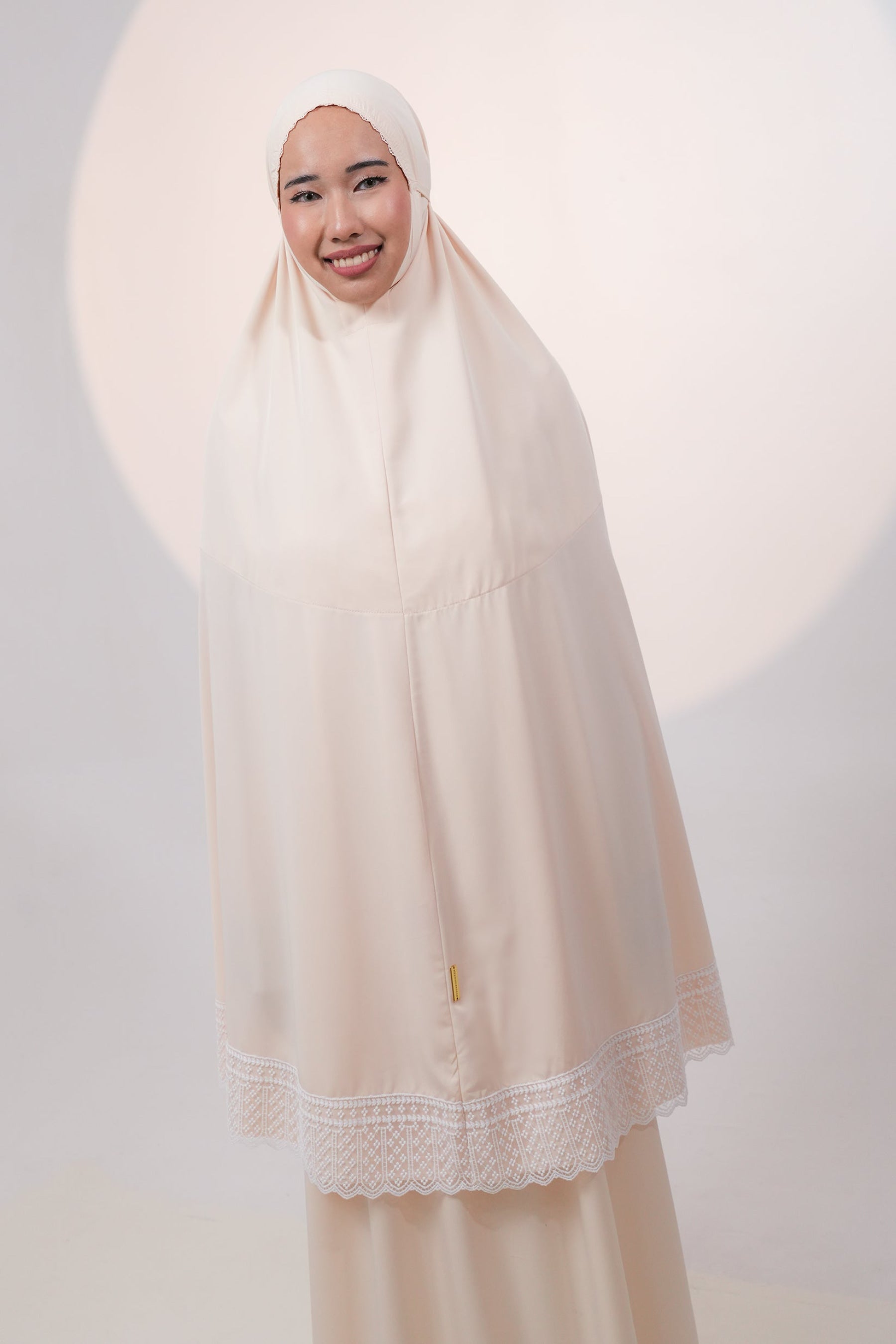 Dewdrops in Creme Brulee Prayer Wear
