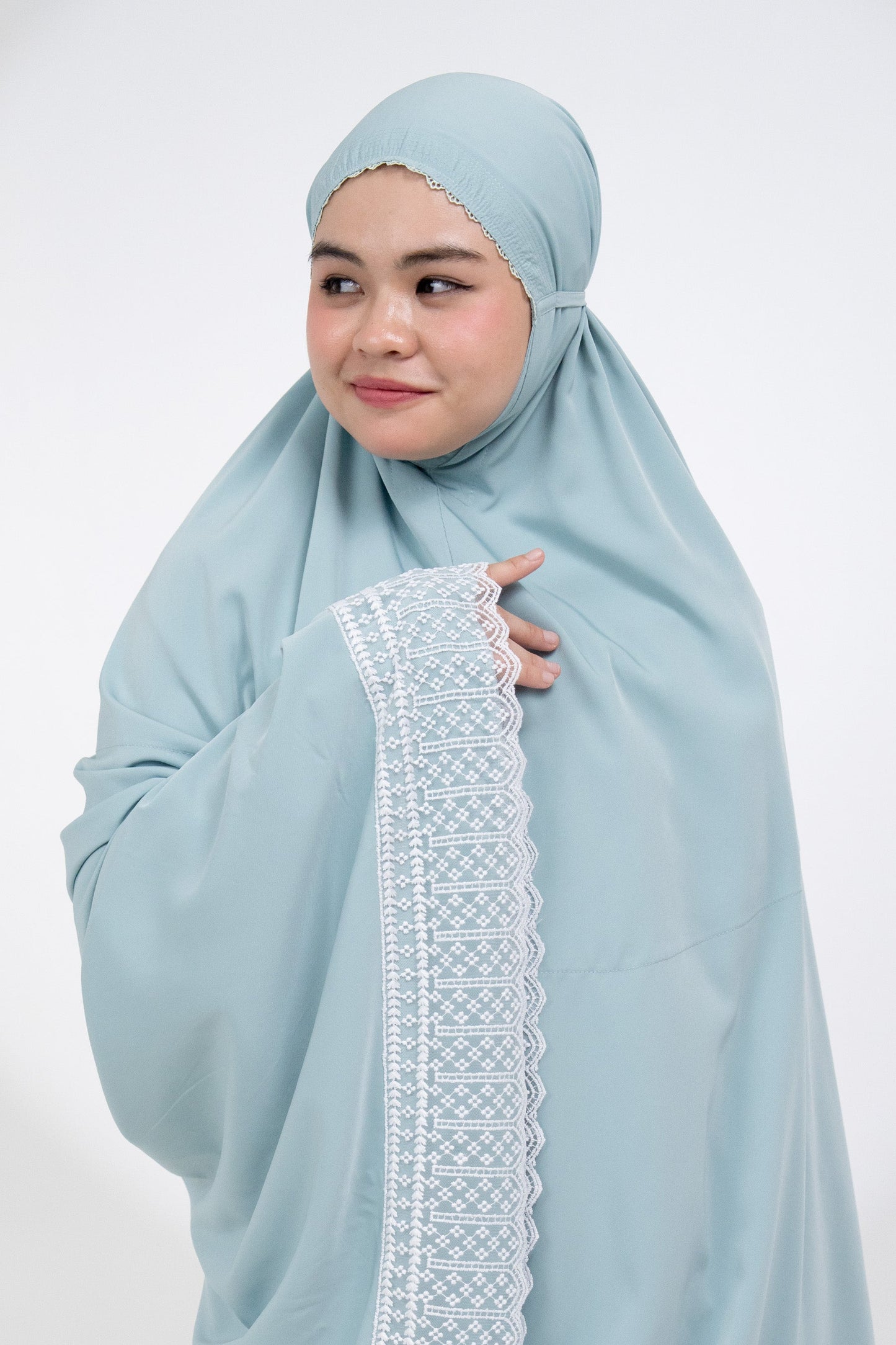 Dewdrops in Mint Prayer Wear