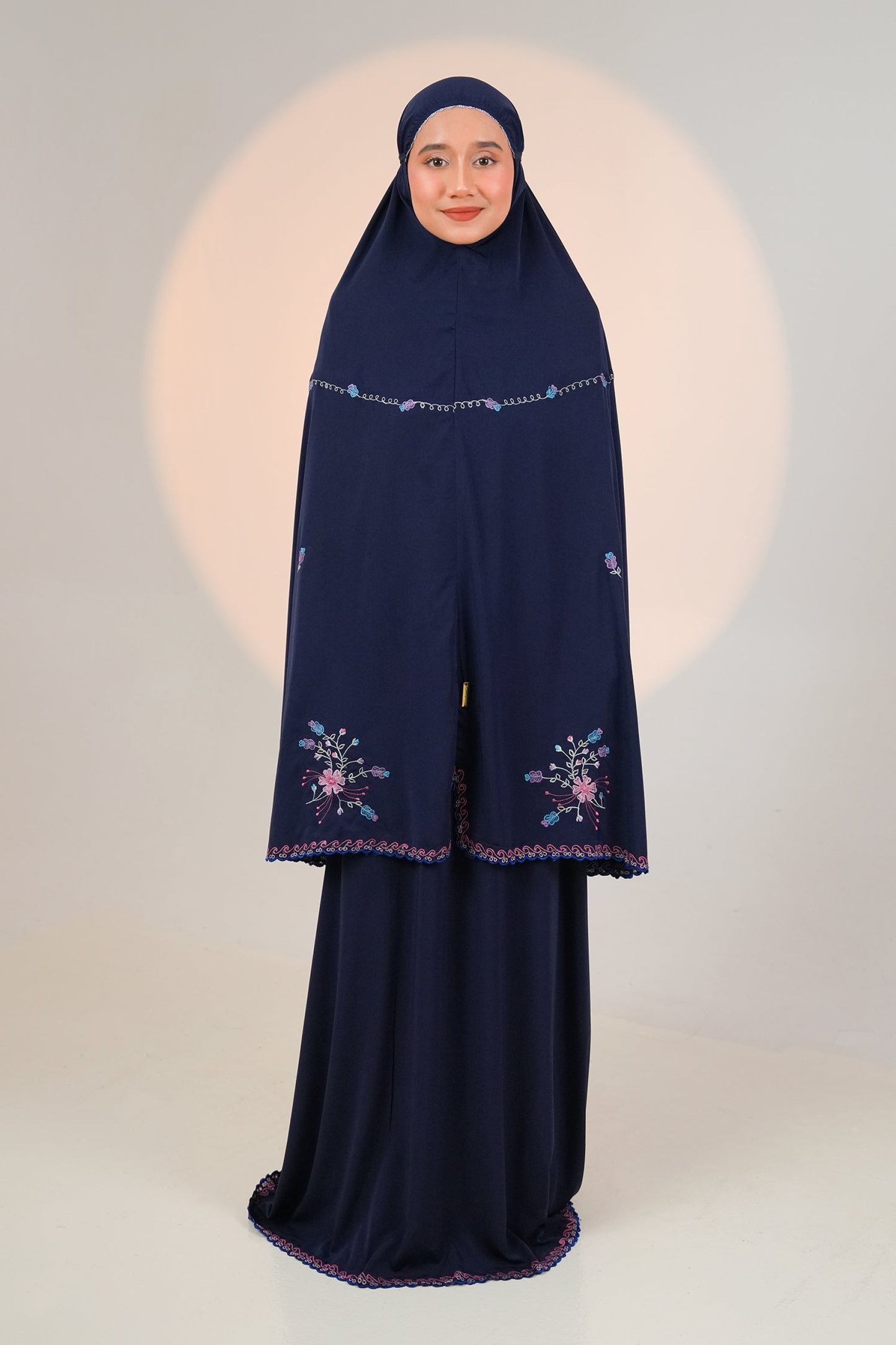 Amelie in Navy Prayer Wear