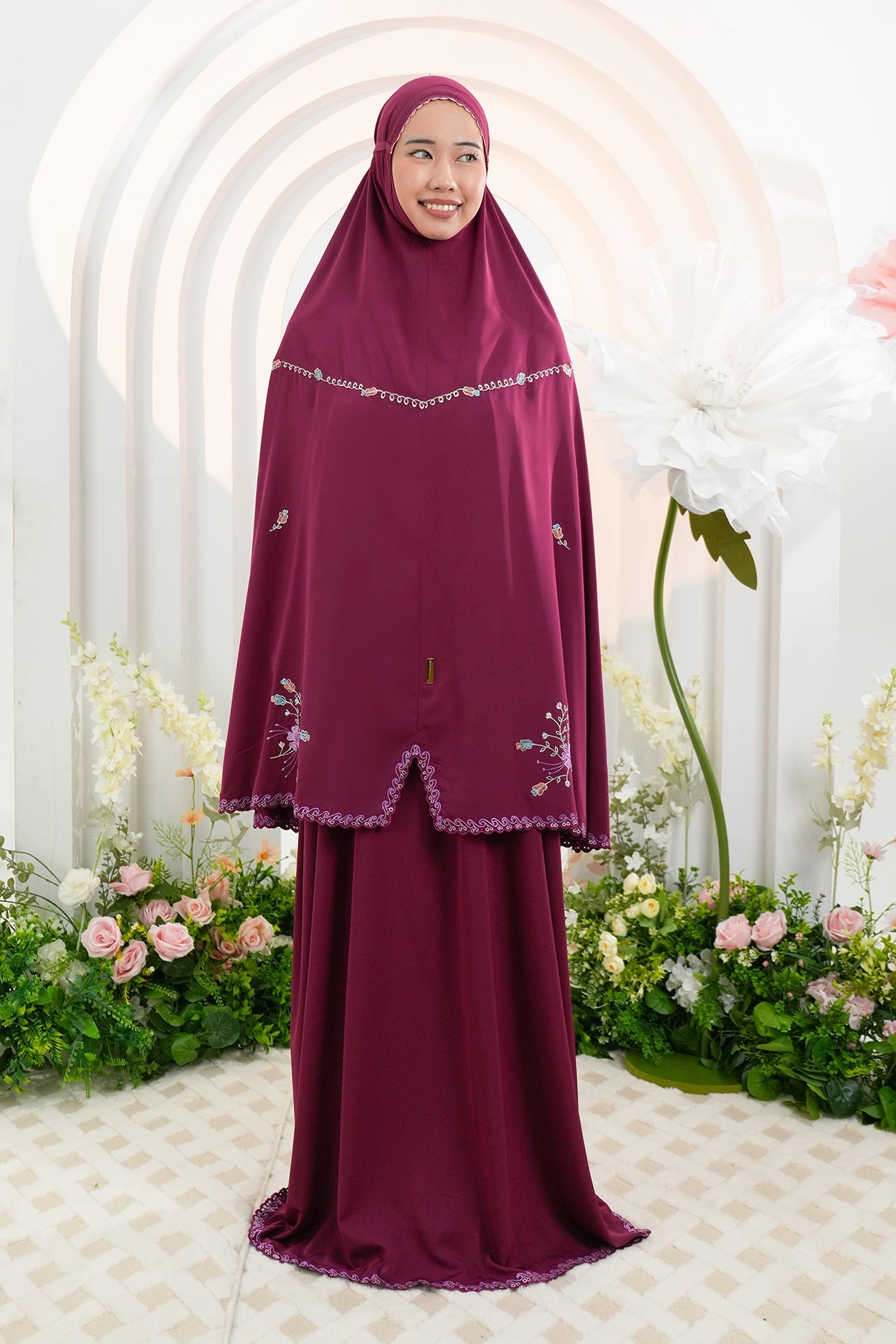 Amelie in Burgundy Prayer Wear