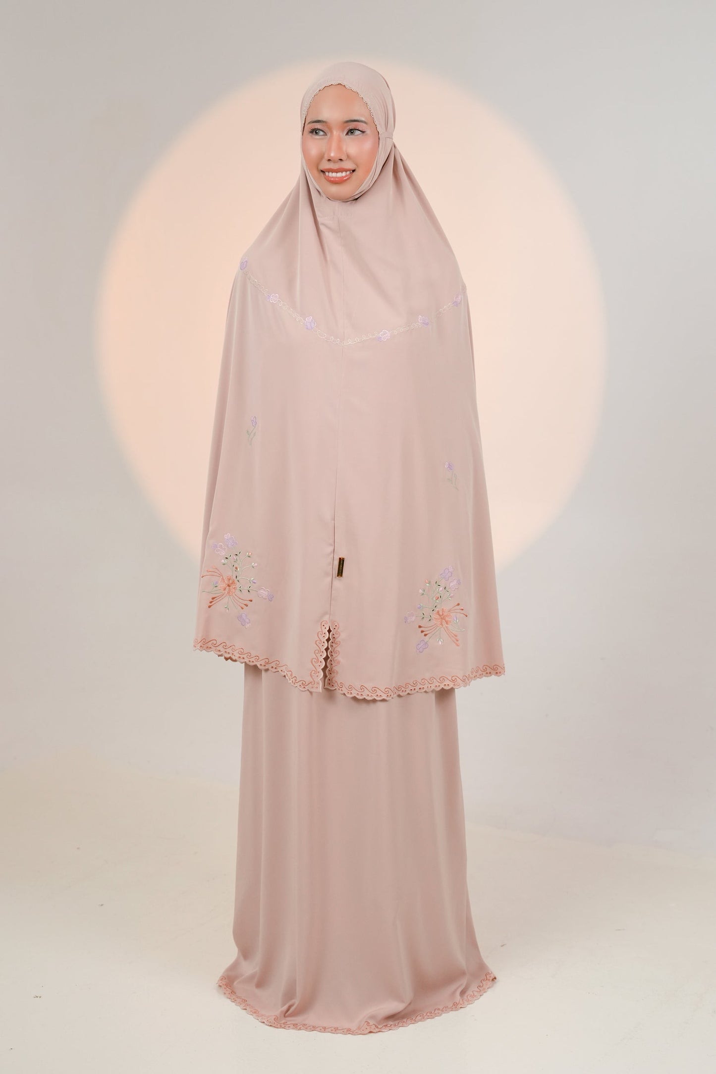 Amelie in Milk Tea Prayer Wear