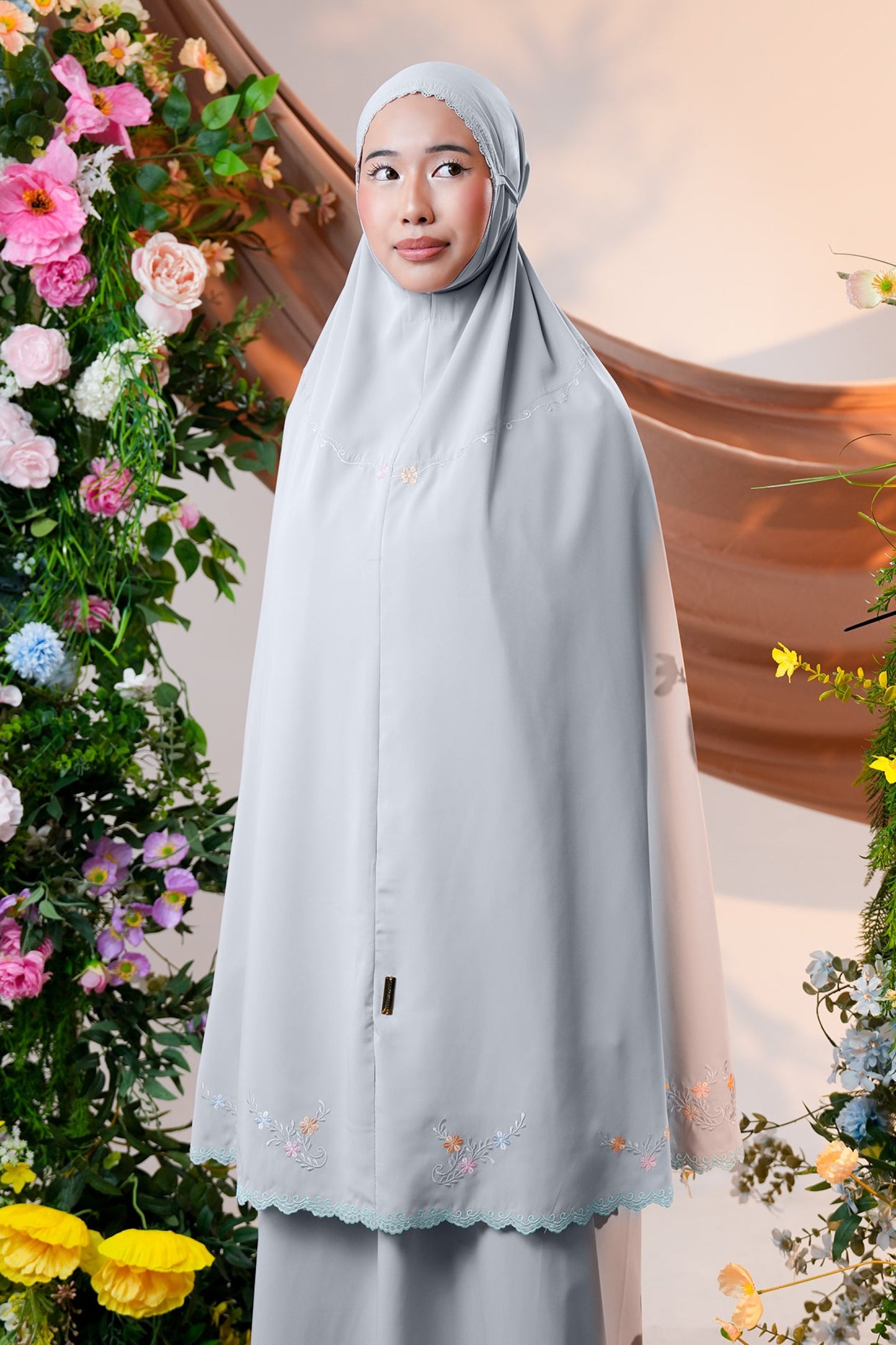 Celine in Earl Blue Prayer Wear