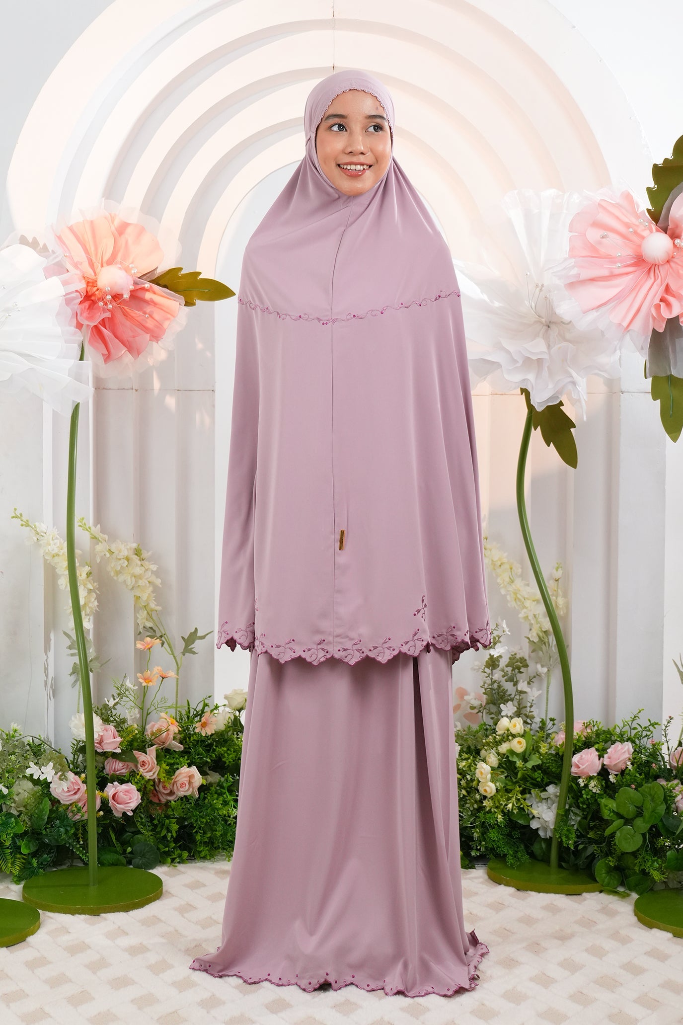 Dalia in Rose Prayer Wear