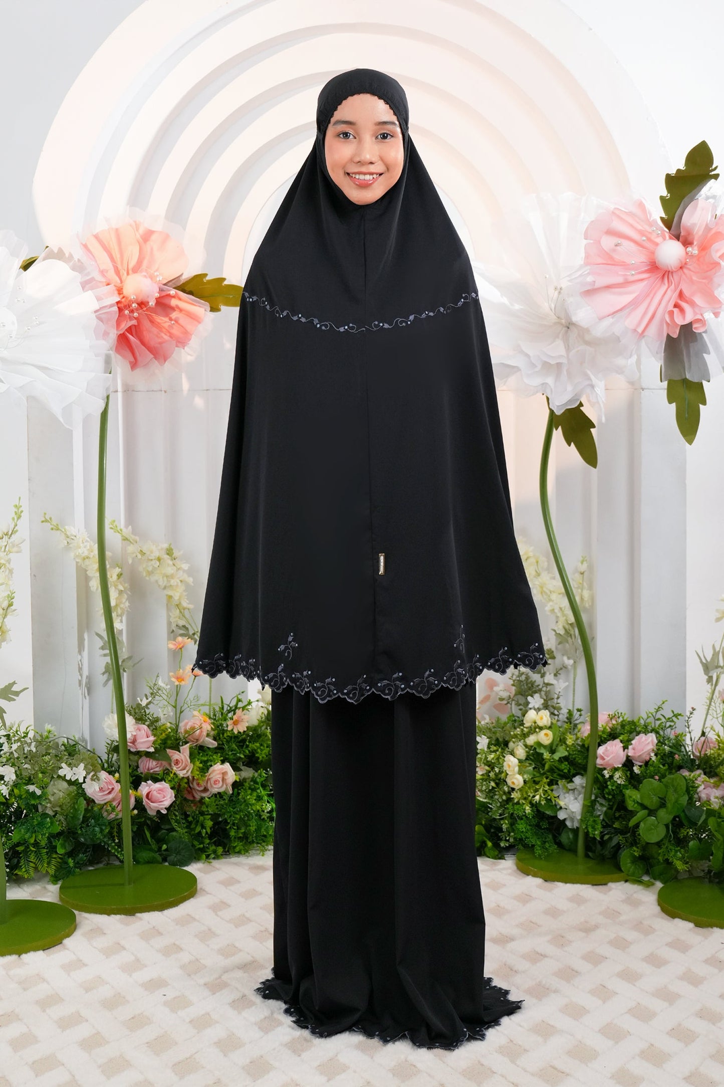 Dalia in Black Tea Prayer Wear