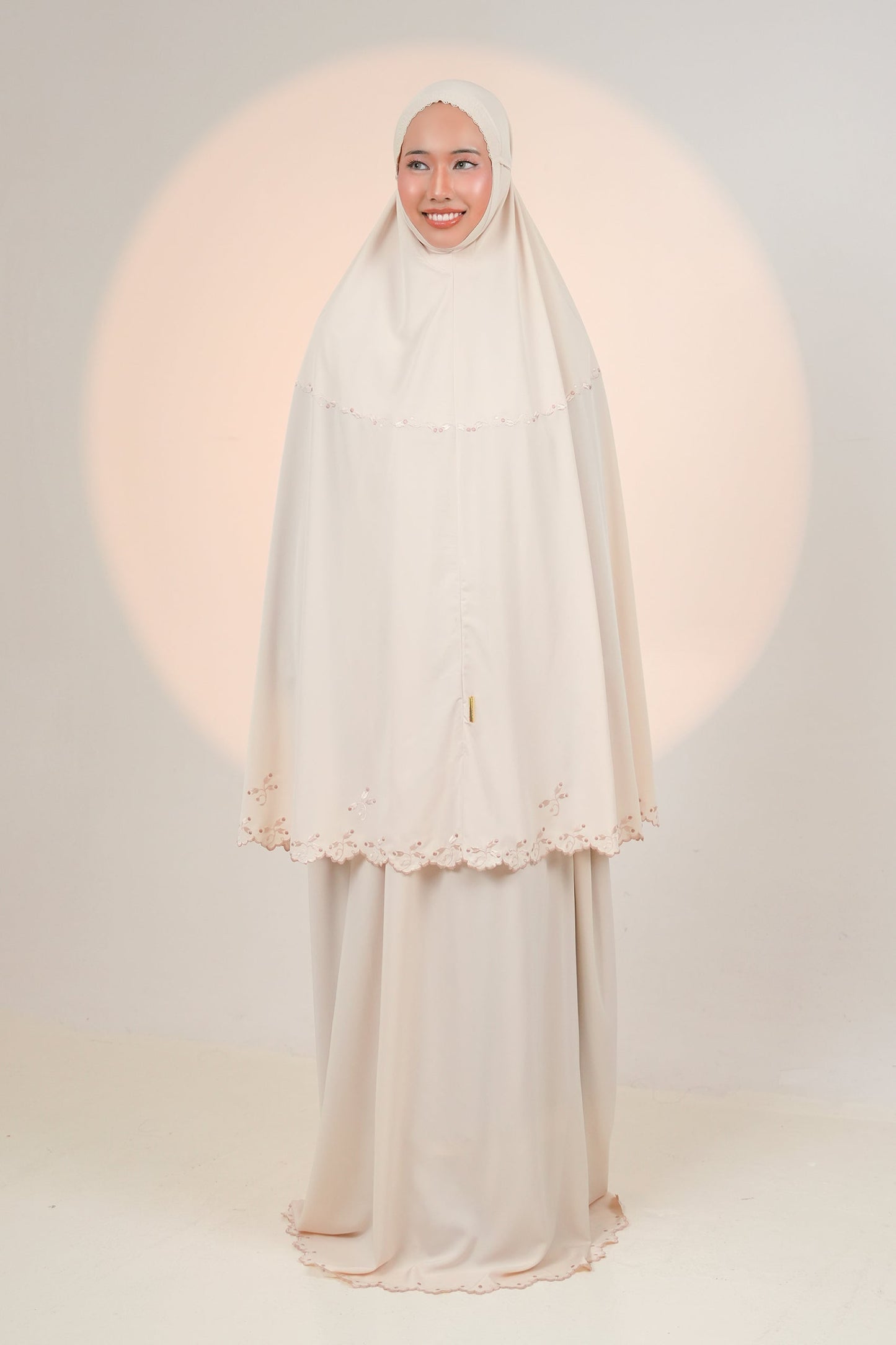 Dalia in Buttermilk Prayer Wear