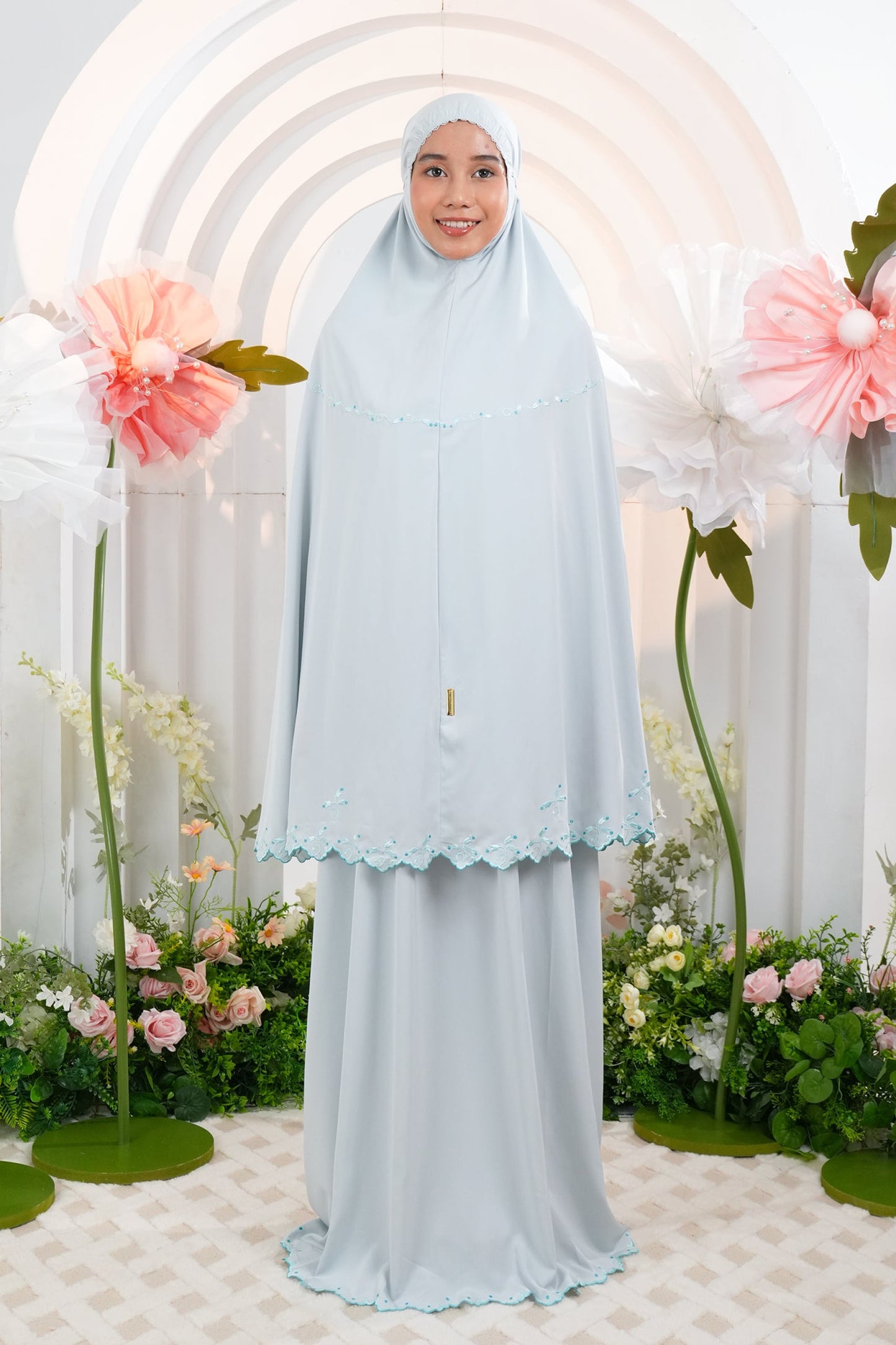 Dalia in Earl Blue Prayer Wear