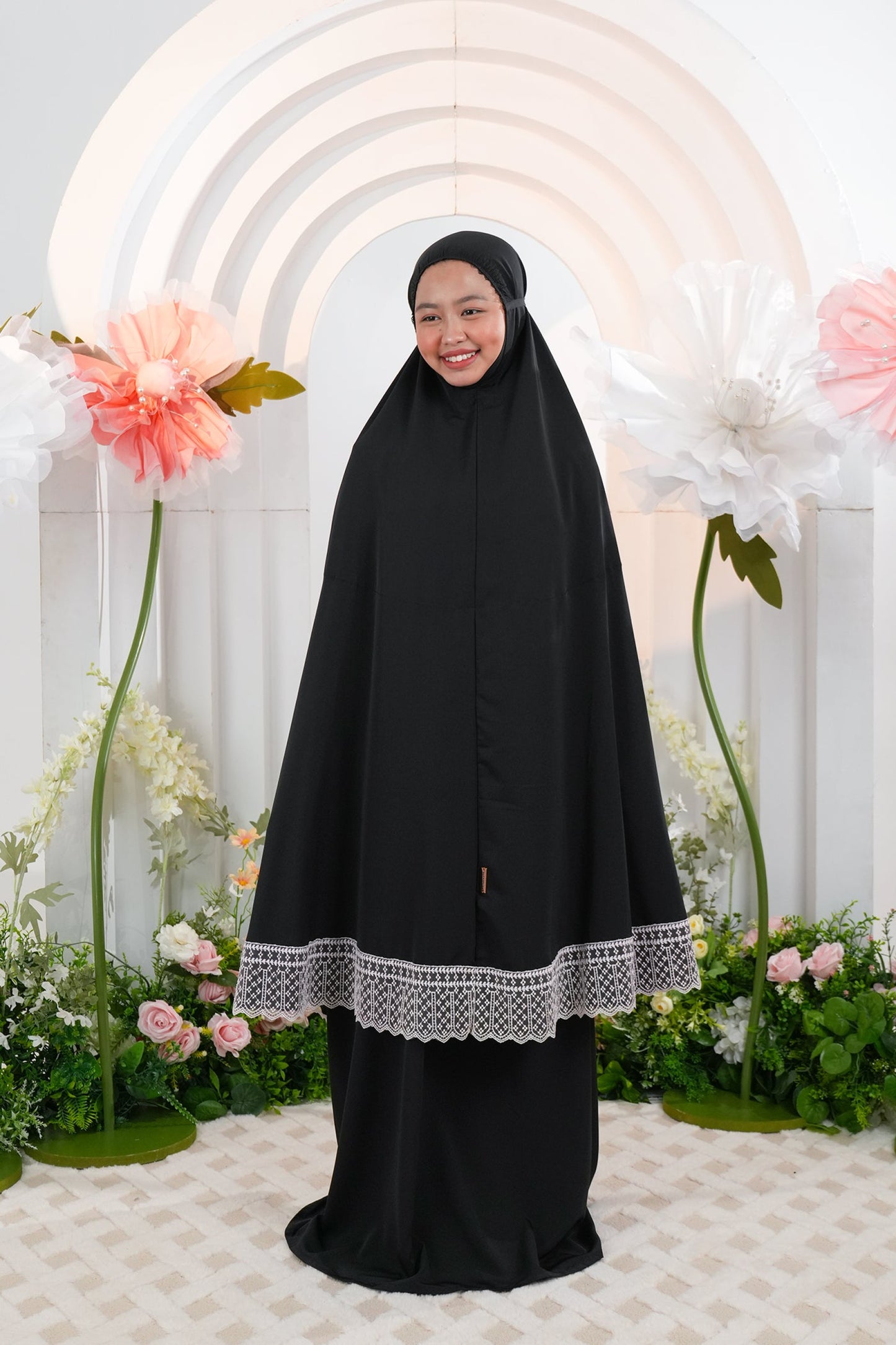 Dewdrops (Tweens) in Black Tea Prayer Wear