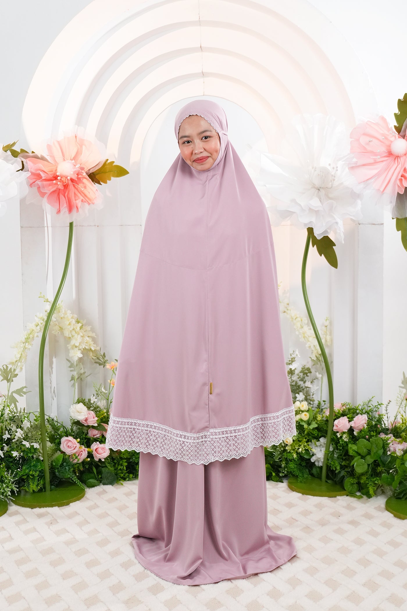 Dewdrops (Tweens) in Rose Prayer Wear