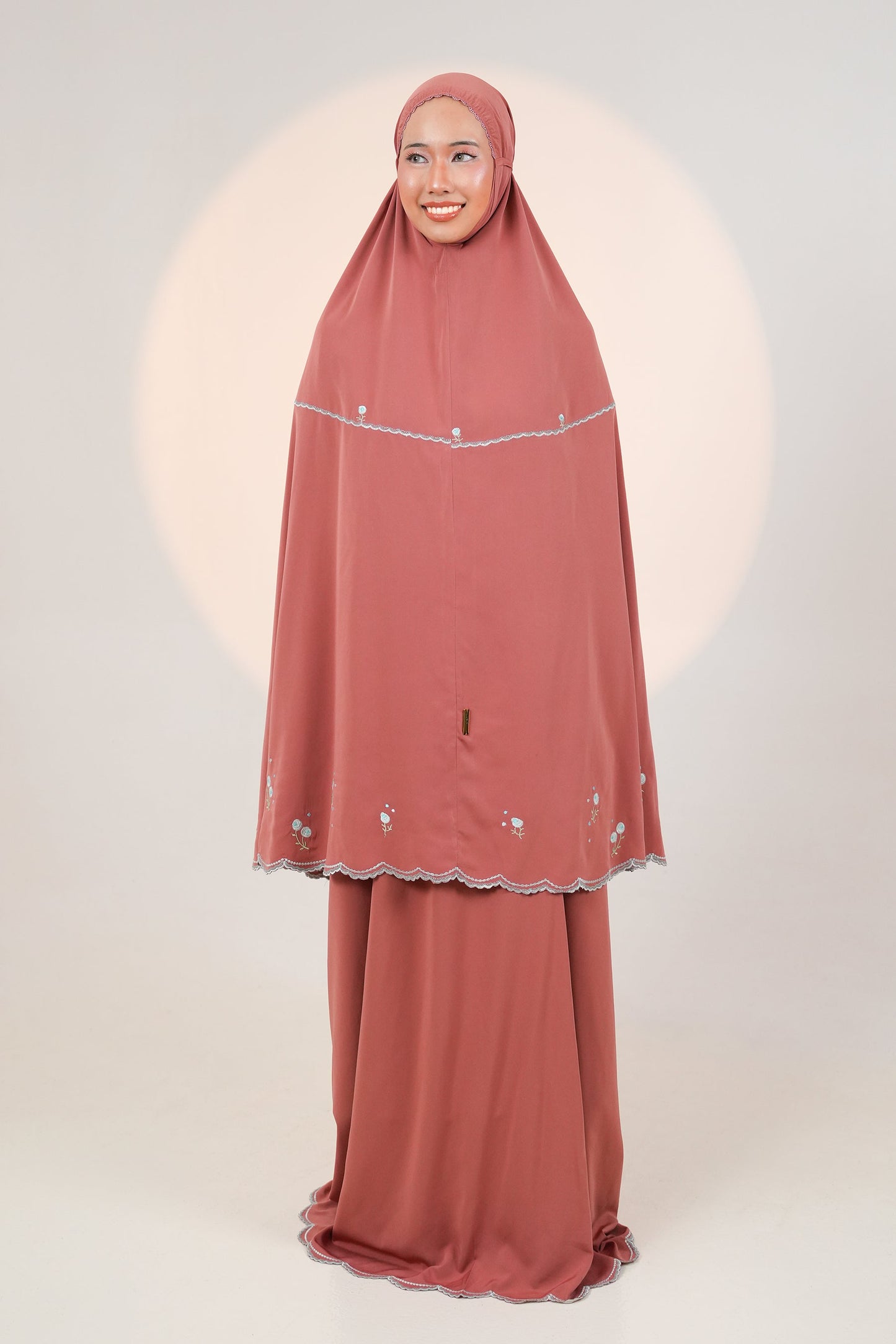 Elyse in Rust Prayer Wear