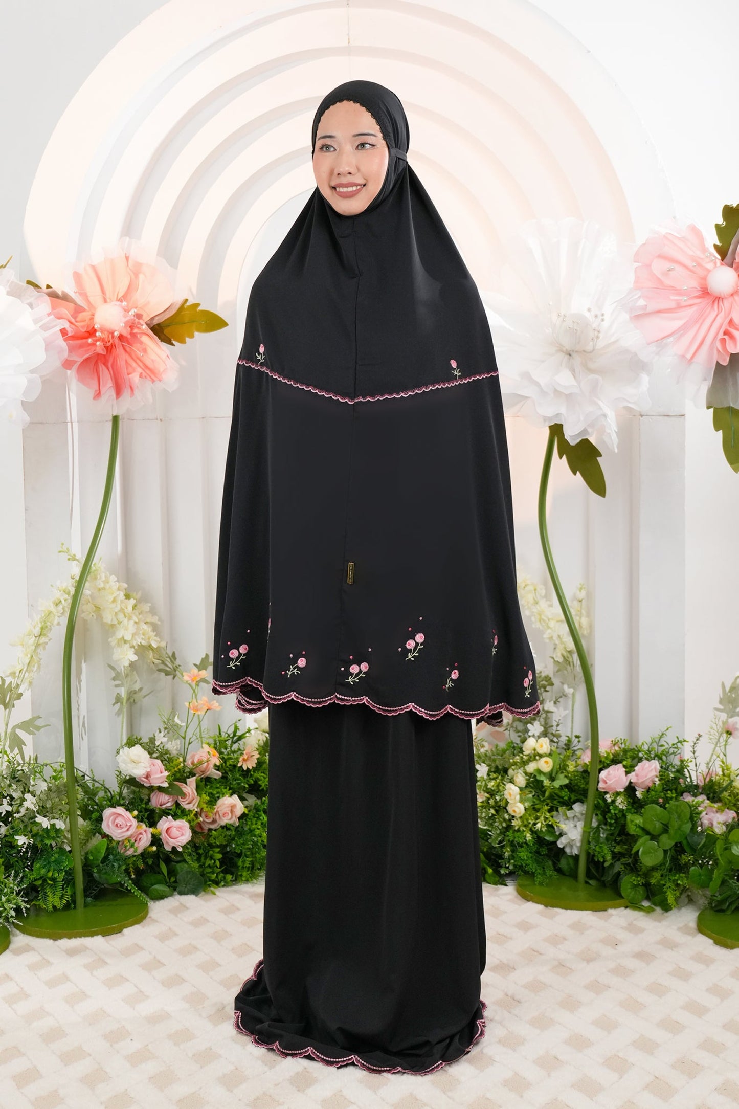 Elyse in Black Tea Prayer Wear