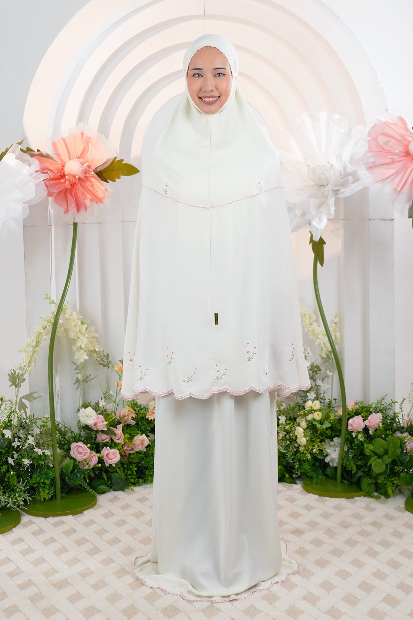 Elyse in Cream Prayer Wear