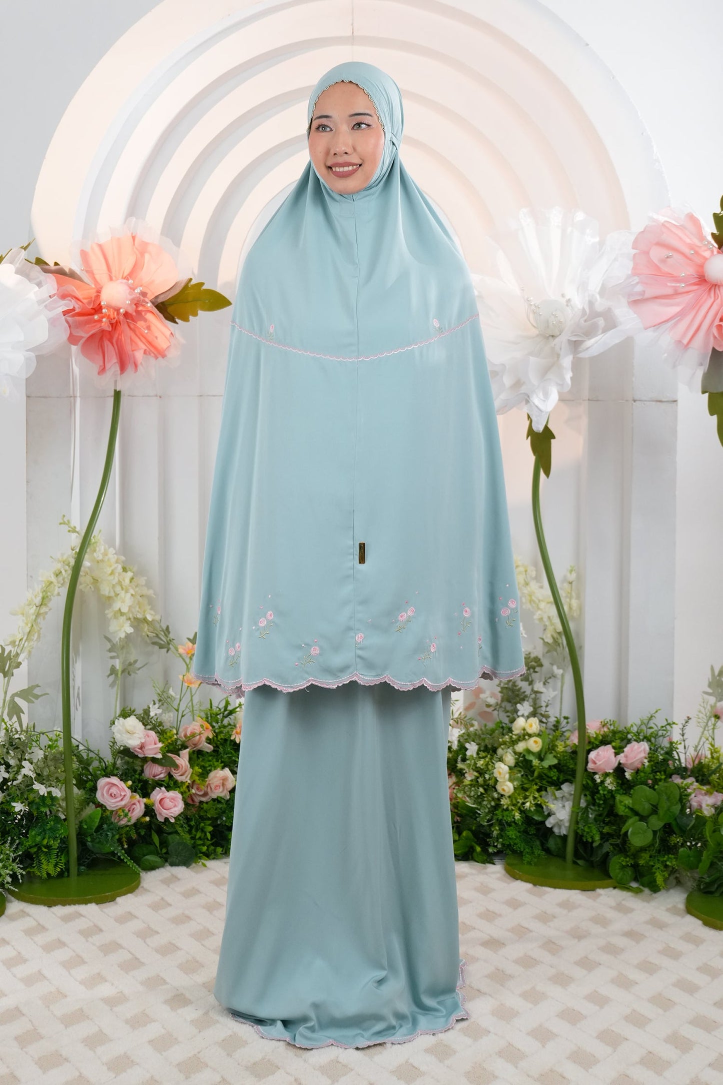 Elyse in Mint Prayer Wear