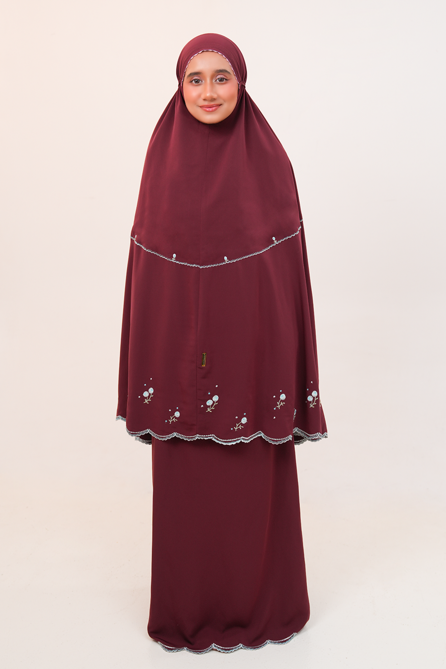 Elyse in Dark Cherry Prayer Wear