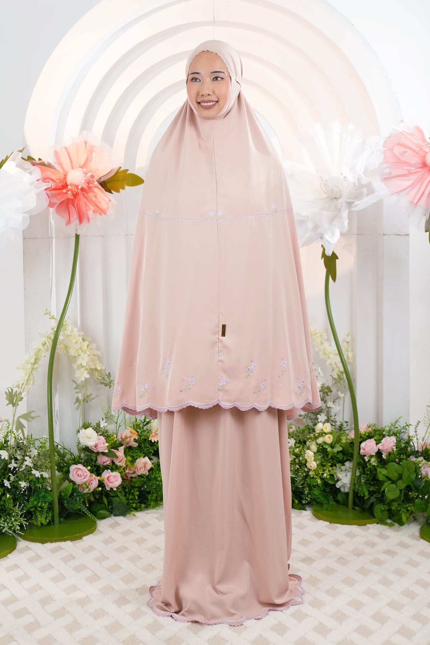 Elyse in Milk Tea Prayer Wear