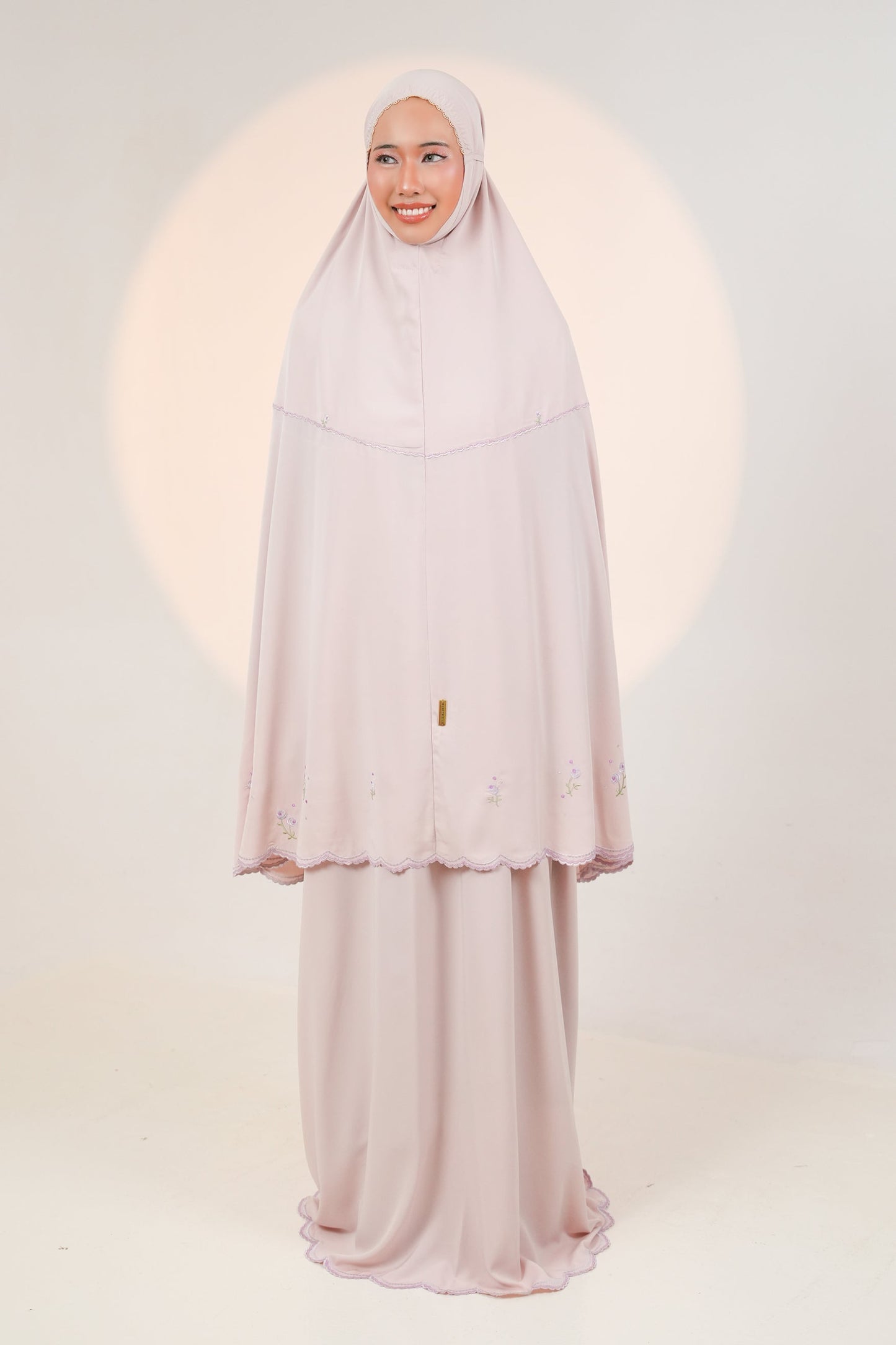 Elyse in Pink Lemonade Prayer Wear