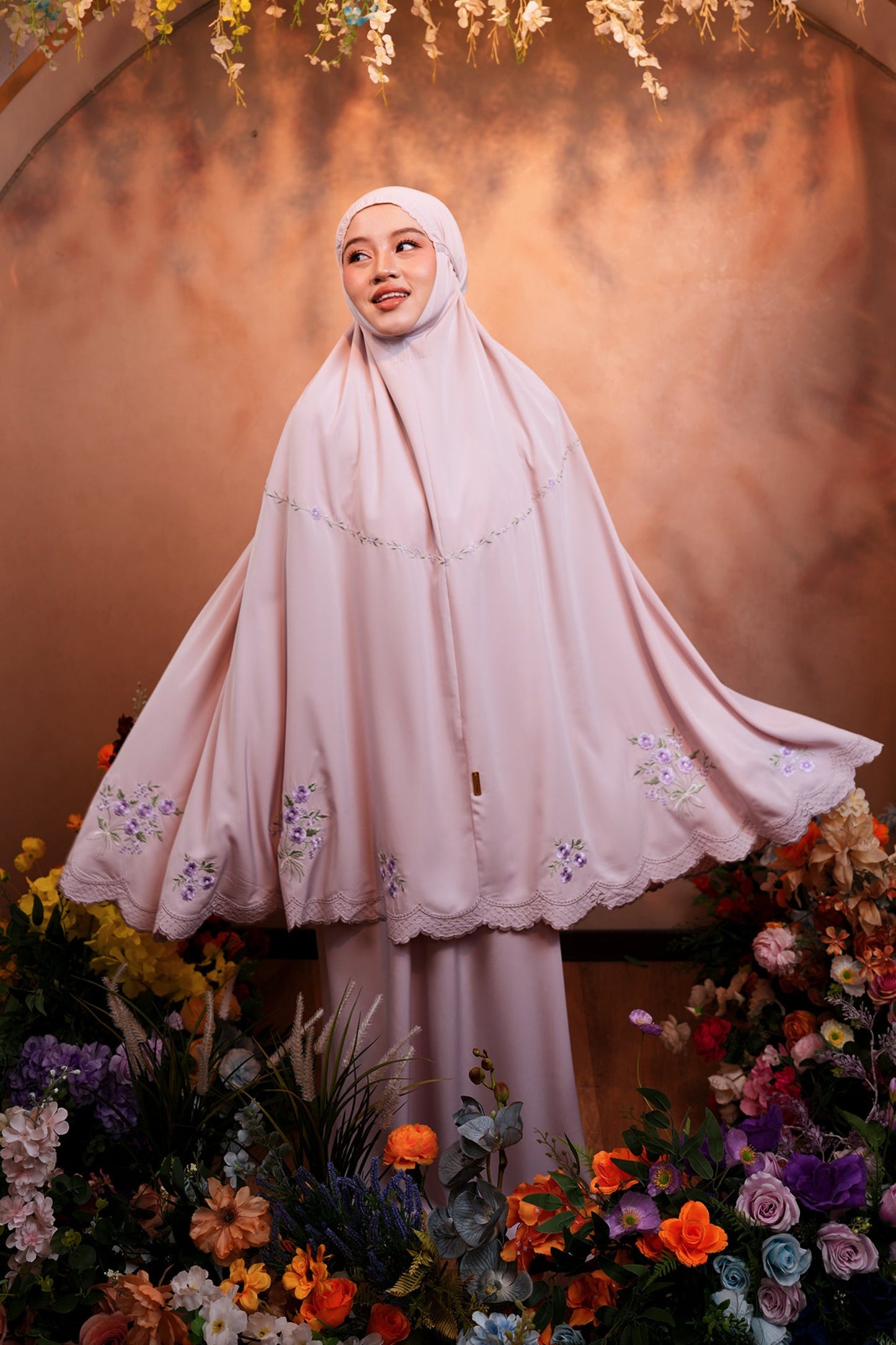 Evalora in Pink Lemonade Prayer Wear