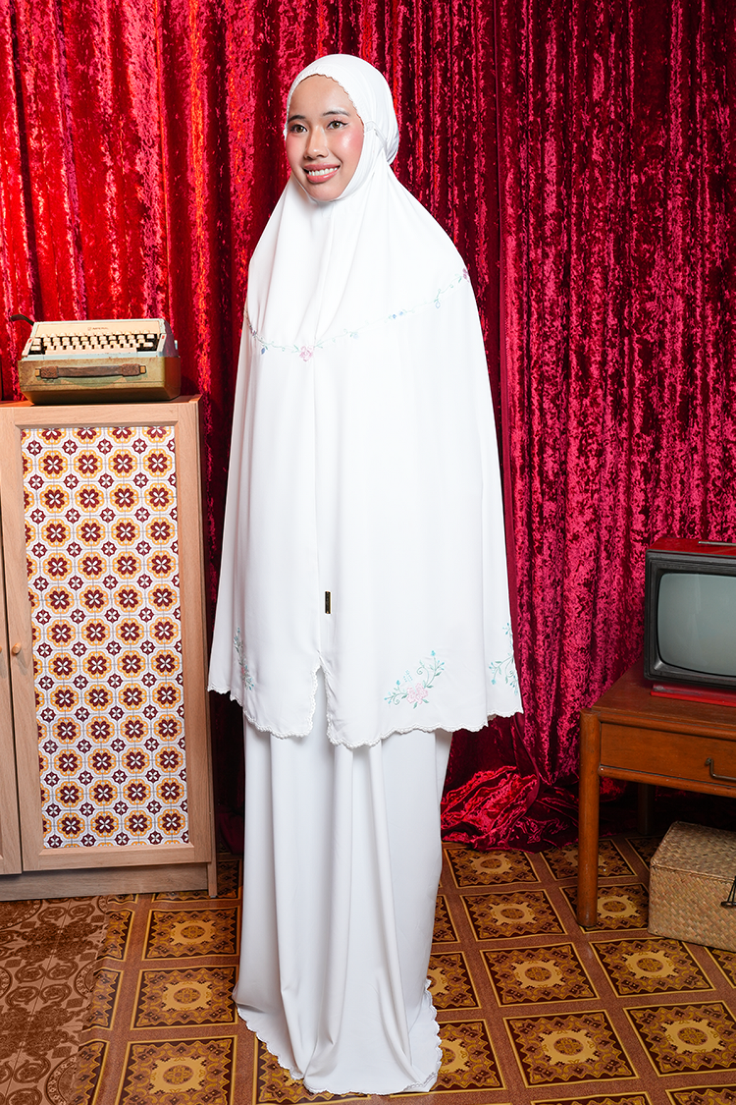 The Hibiscus in Vanilla Prayer Wear