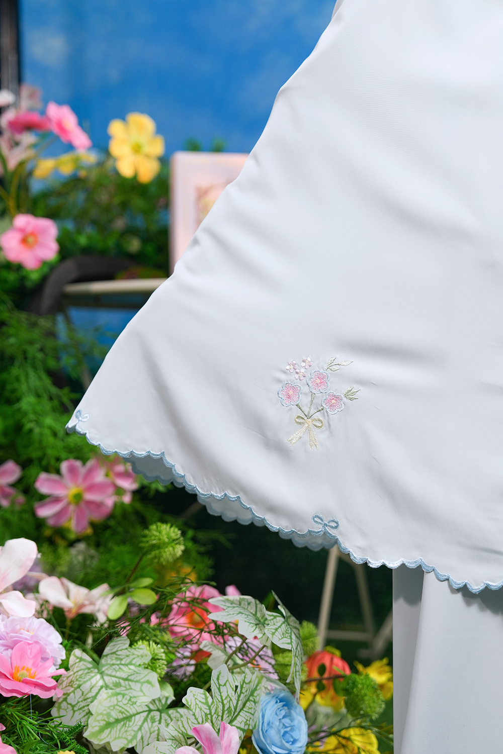 Little Evalora in Earl Blue Prayer Wear