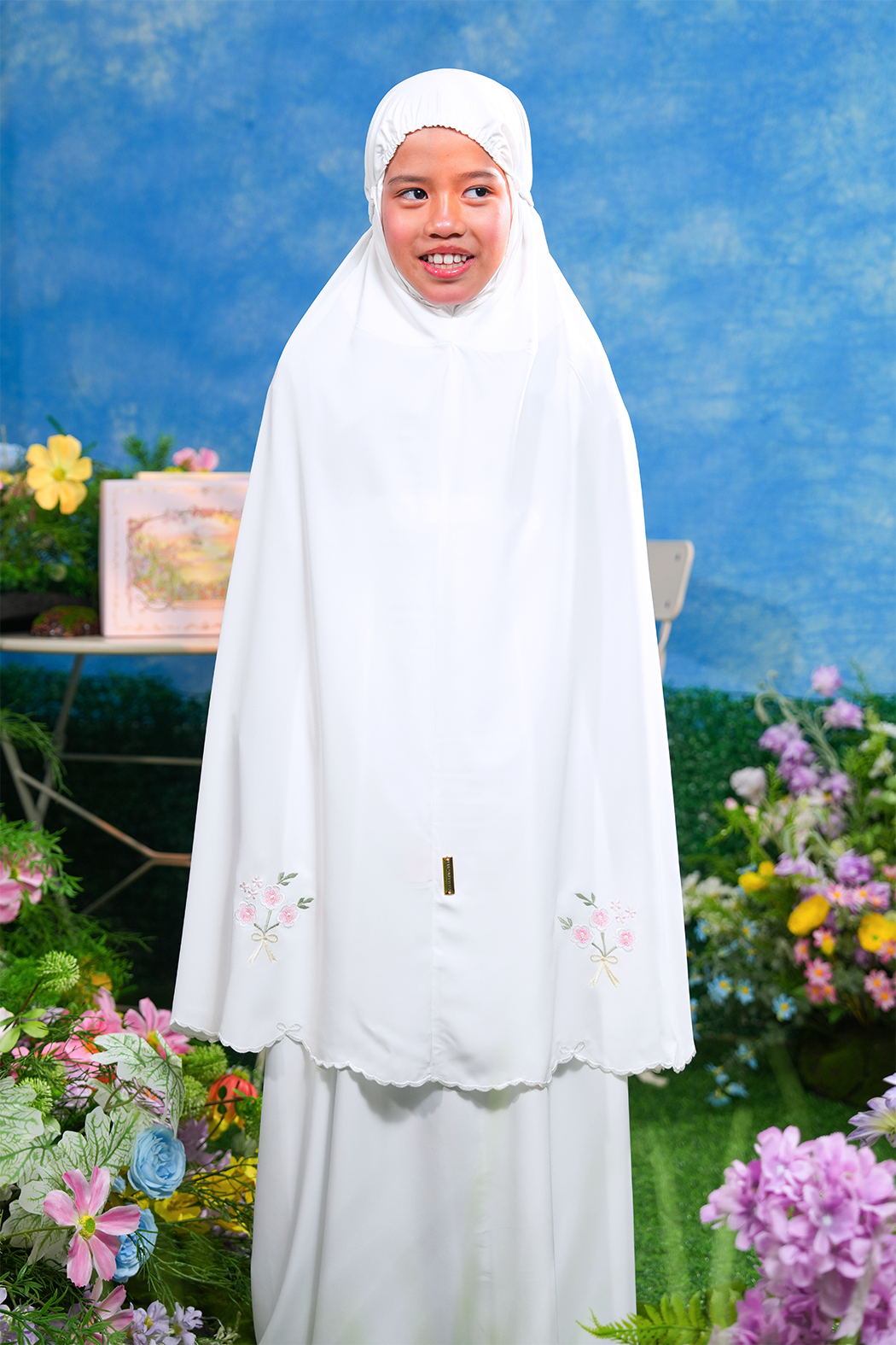 Little Evalora in Vanilla Prayer Wear