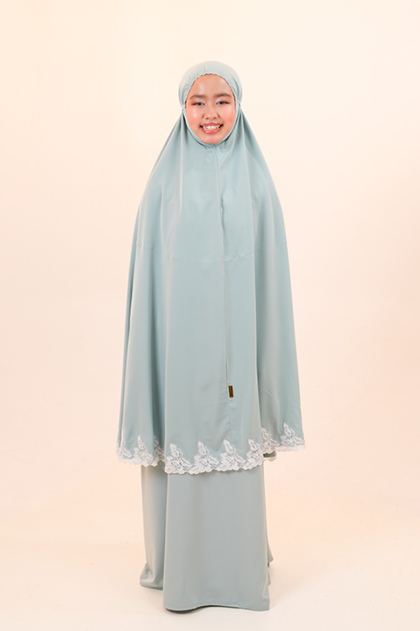 Lace Petals (Tweens) in Mint Prayer Wear