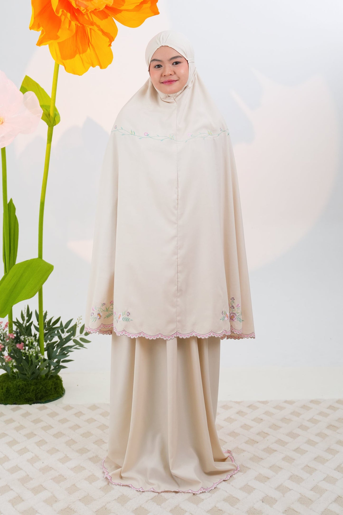 Leora in Natural Prayer Wear