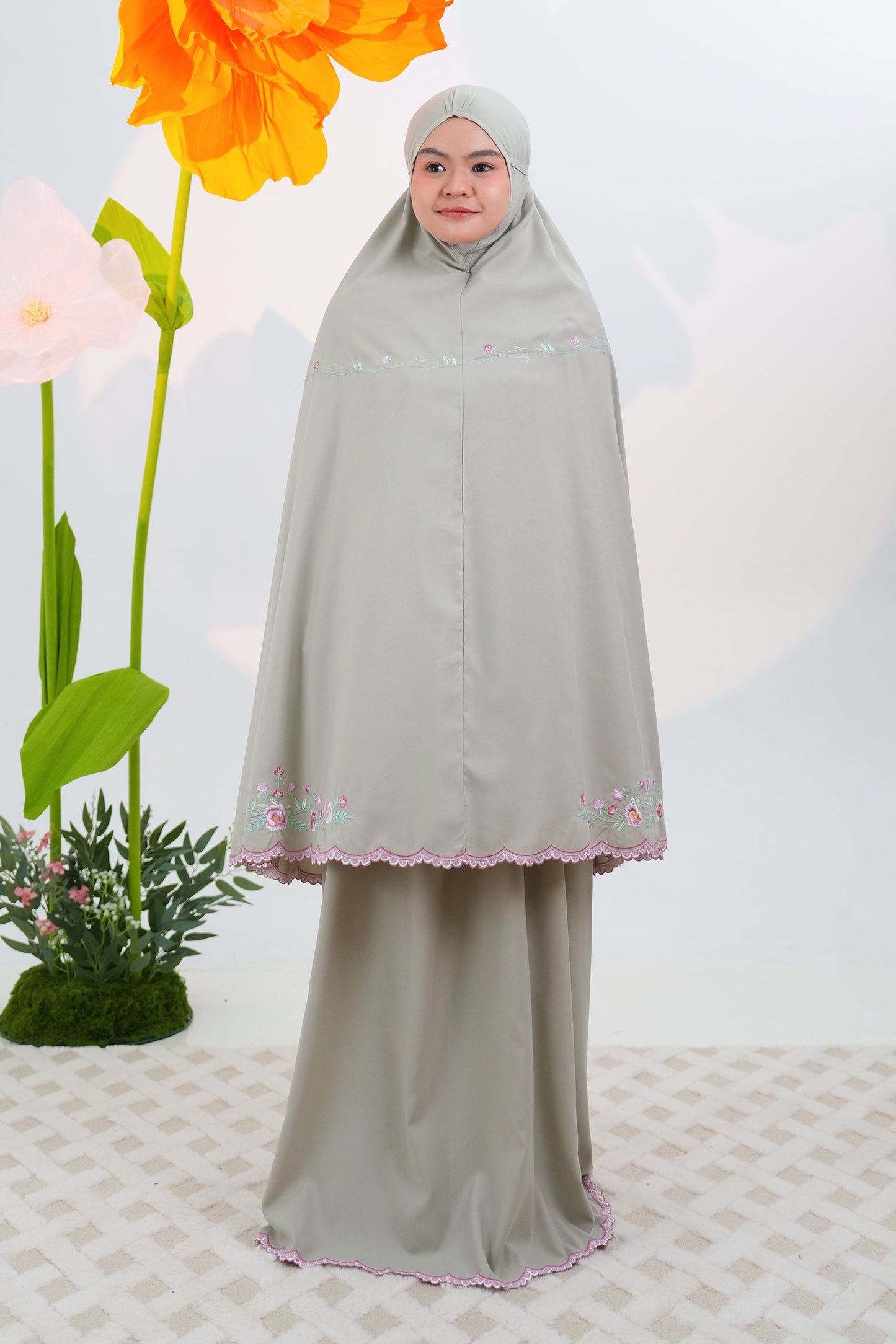 Leora in Sage Prayer Wear