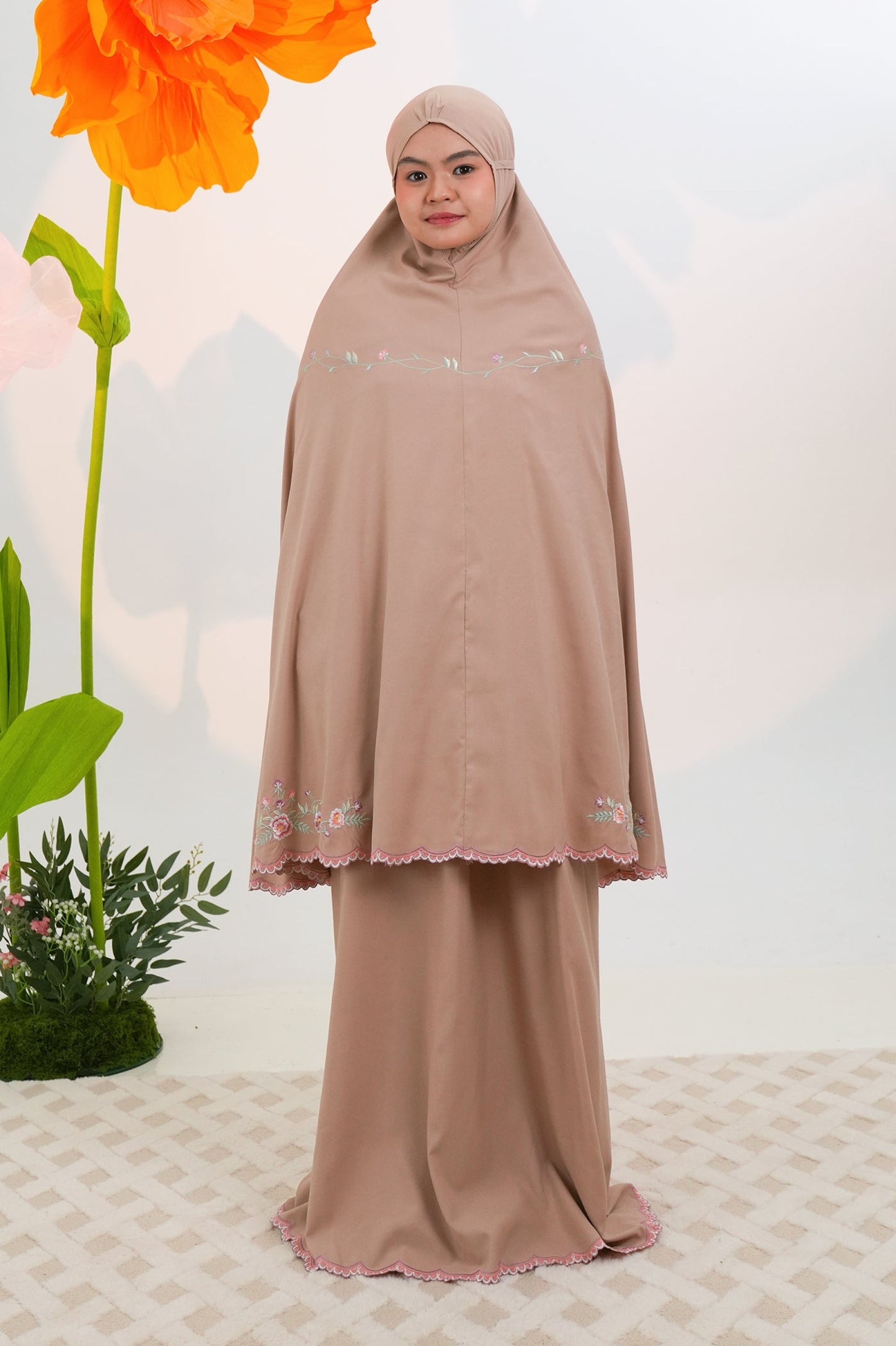 Leora in Brown Prayer Wear