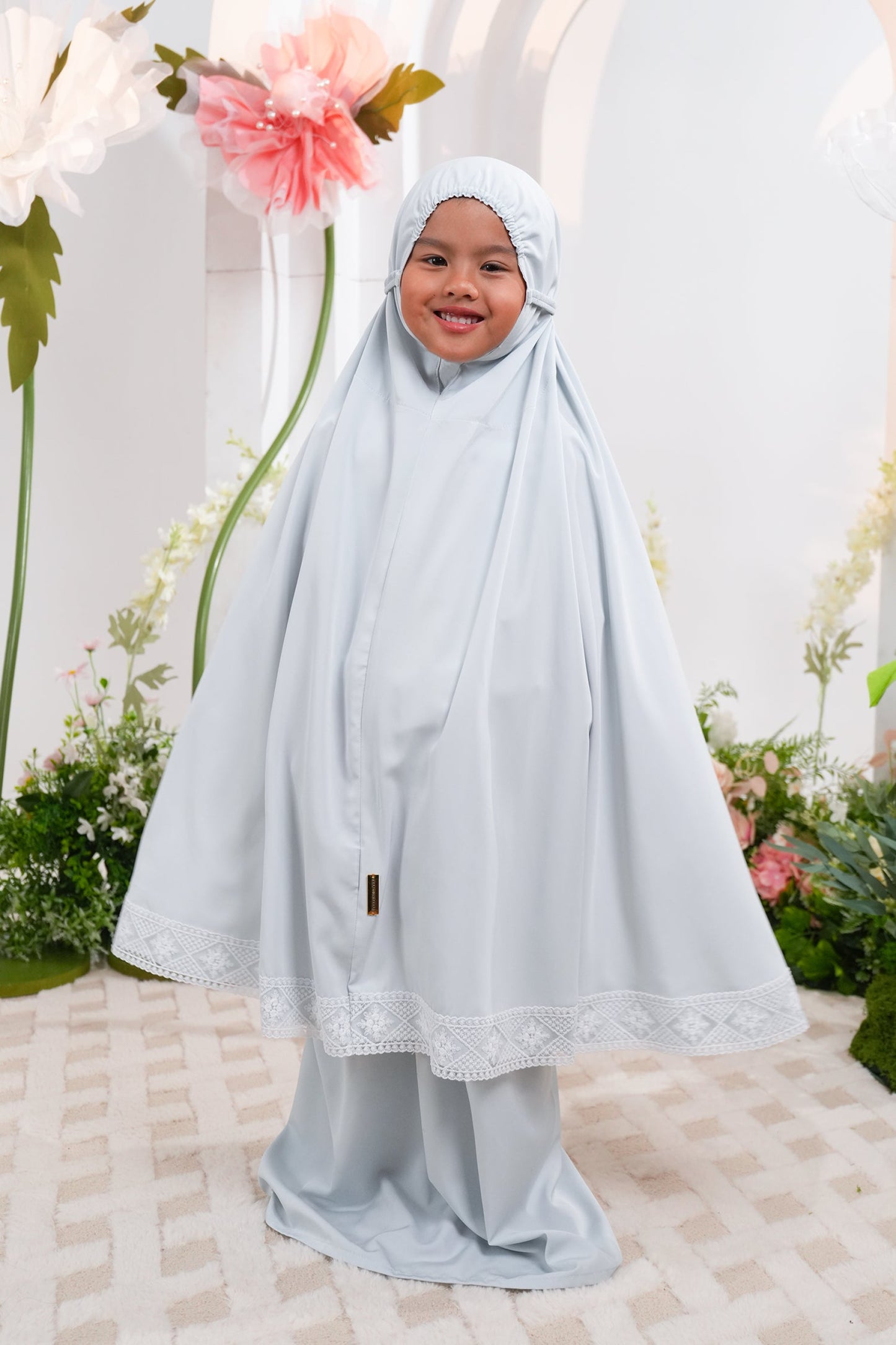 Little Primrose in Earl Blue Prayer Wear