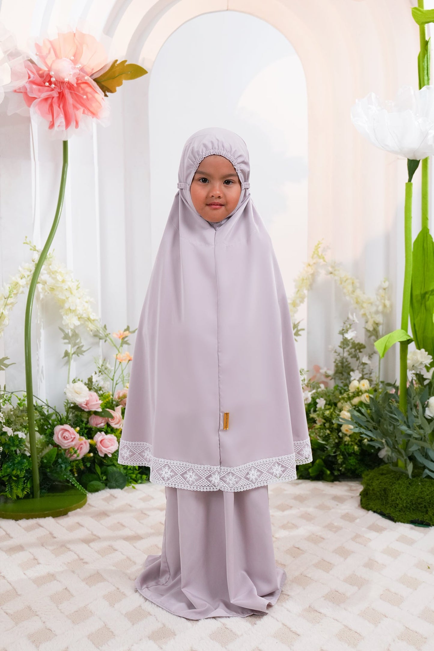 Little Primrose in Mulberry Prayer Wear