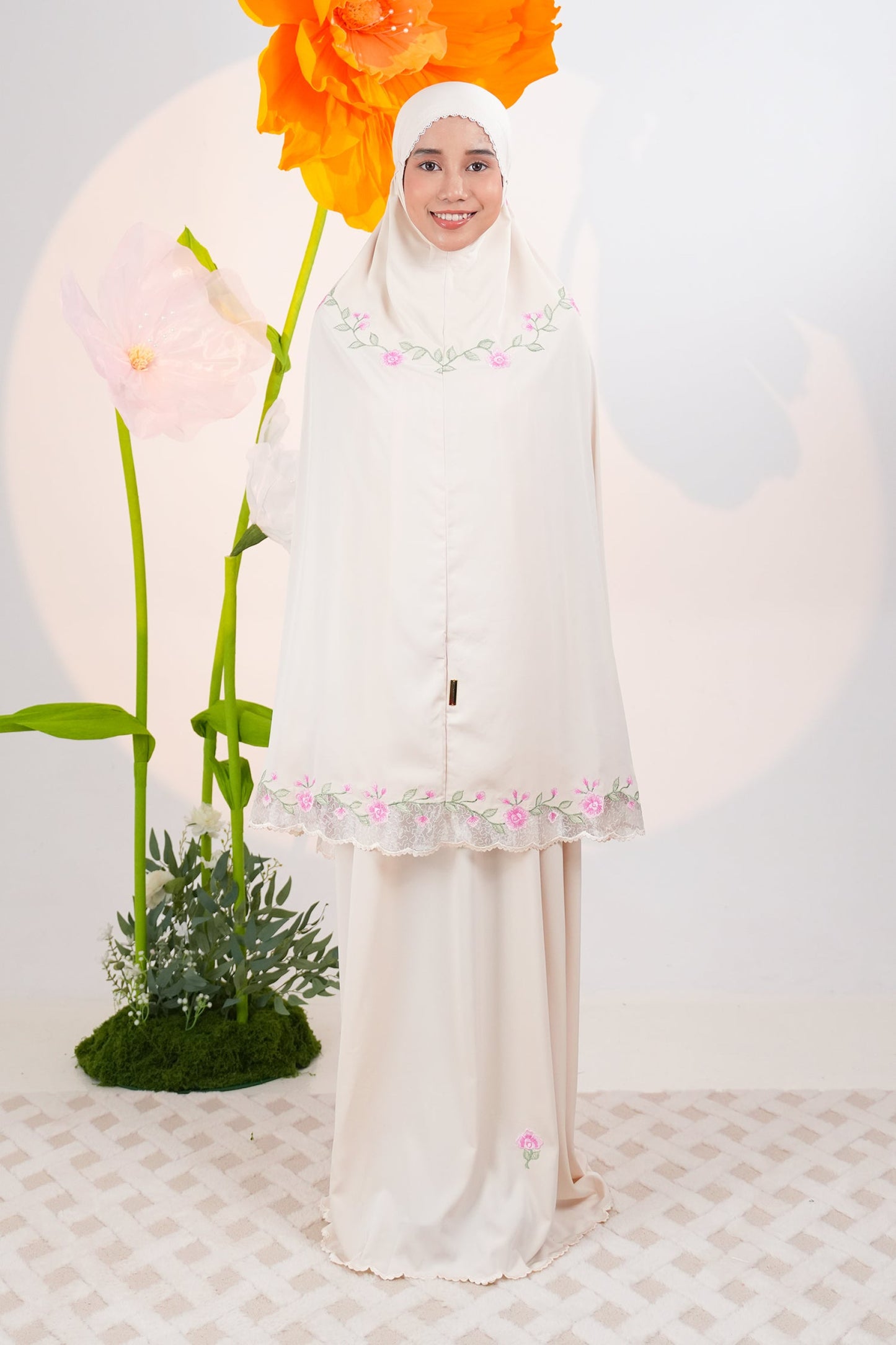 Lotus in Buttermilk Prayer Wear