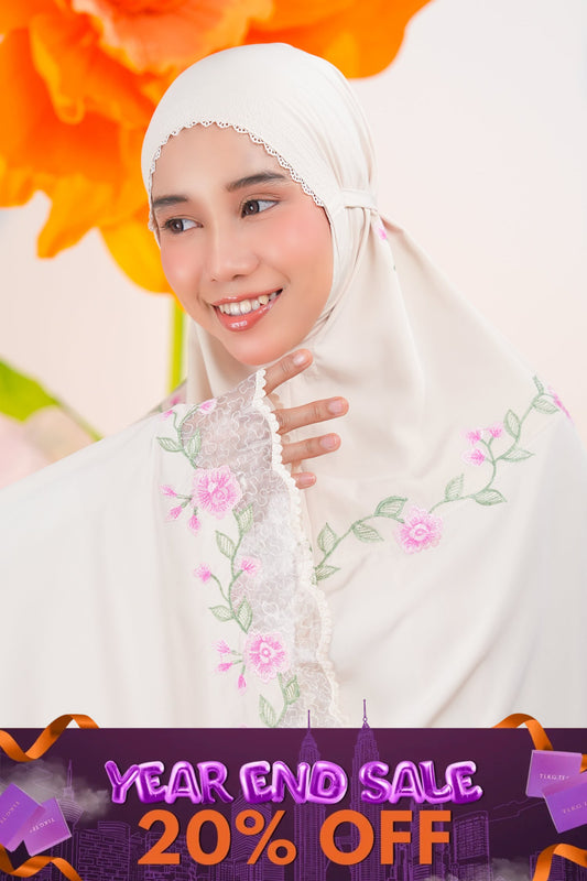 Lotus in Buttermilk Prayer Wear