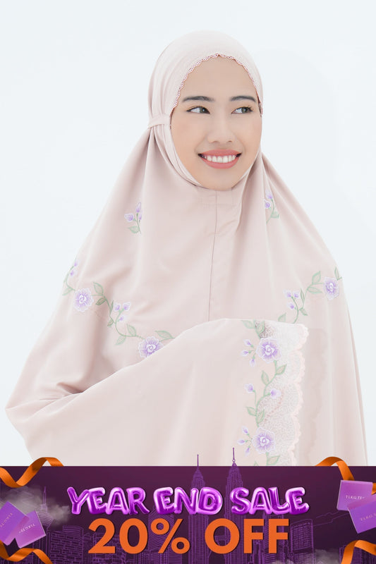 Lotus In Milk Tea Prayer Wear