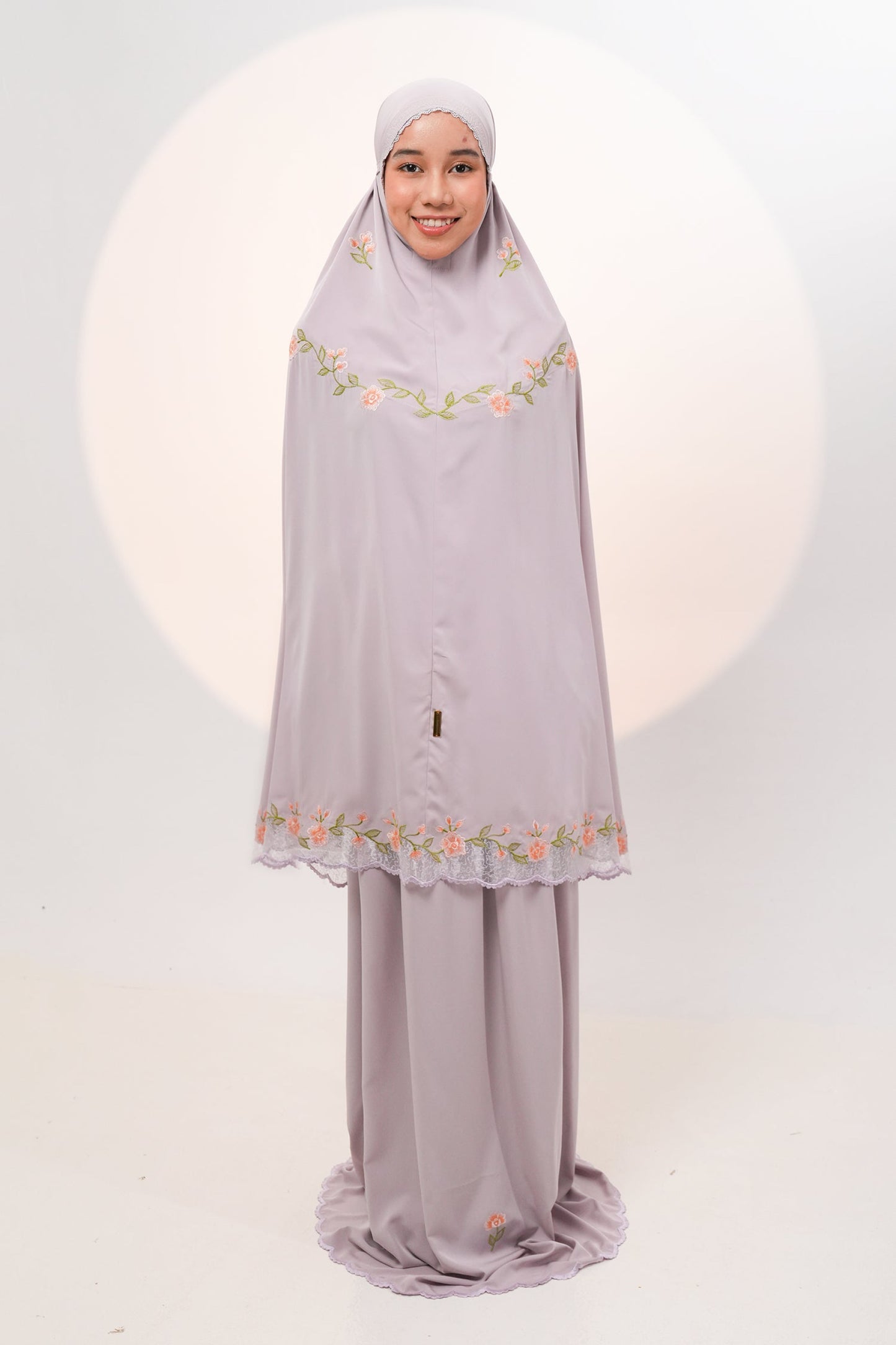 Lotus in Mulberry Prayer Wear