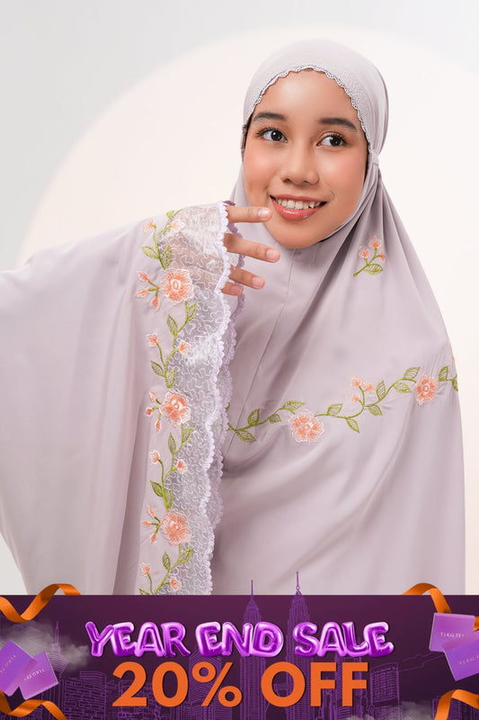 Lotus in Mulberry Prayer Wear