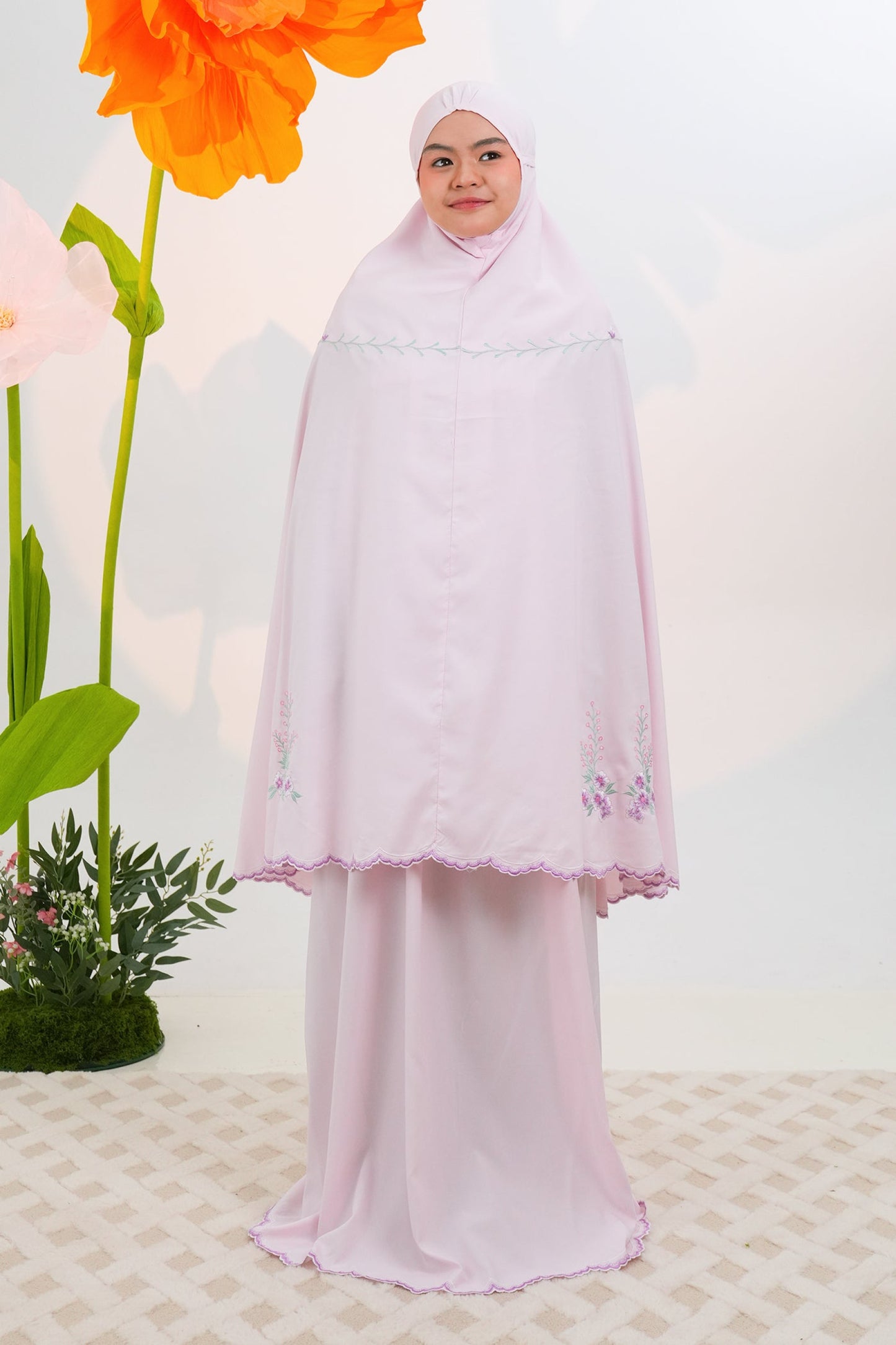 Maely in Pink Prayer Wear