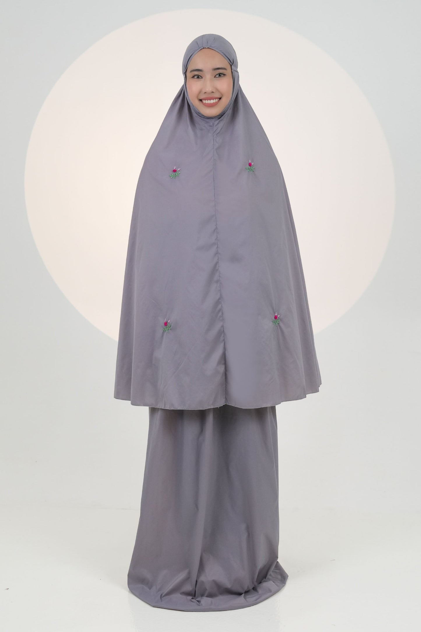 Pocketable Travel Telekung In Thistle Prayer Wear