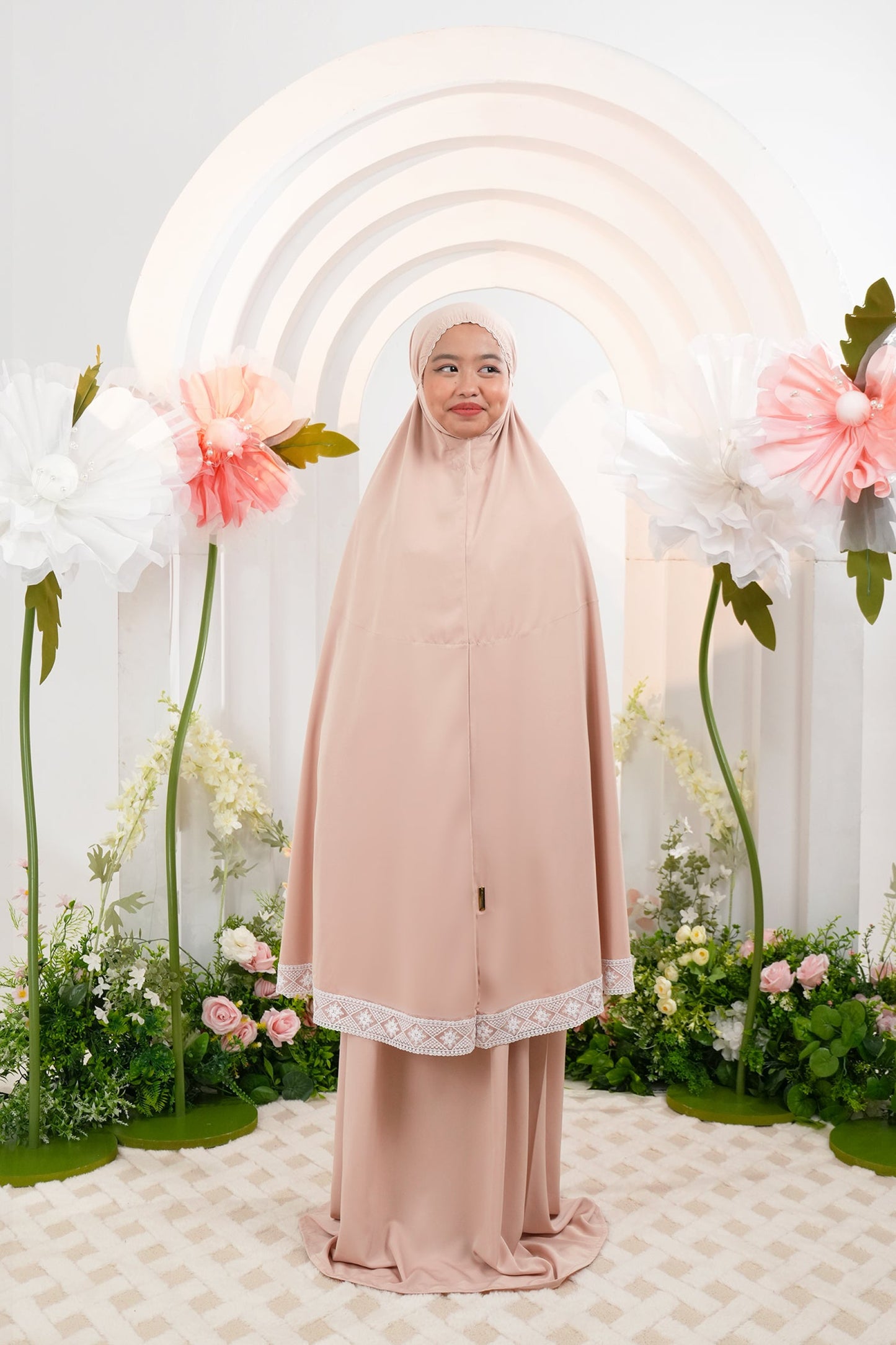 Primrose (Tweens) in Milk Tea Prayer Wear