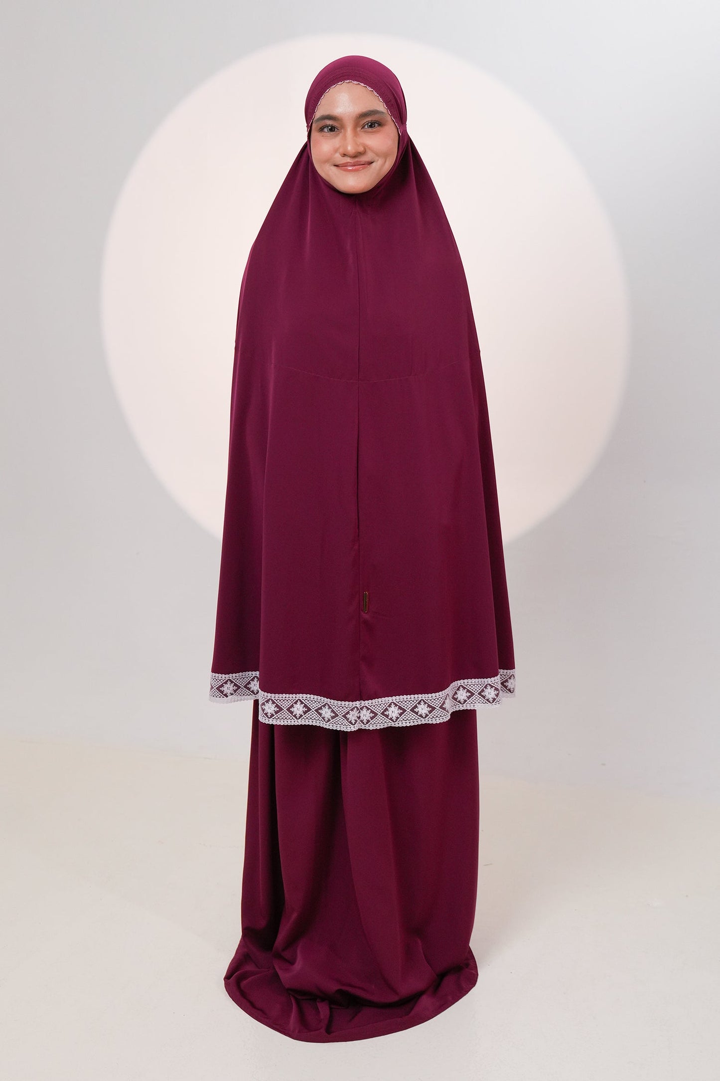 Primrose in Burgundy Prayer Wear