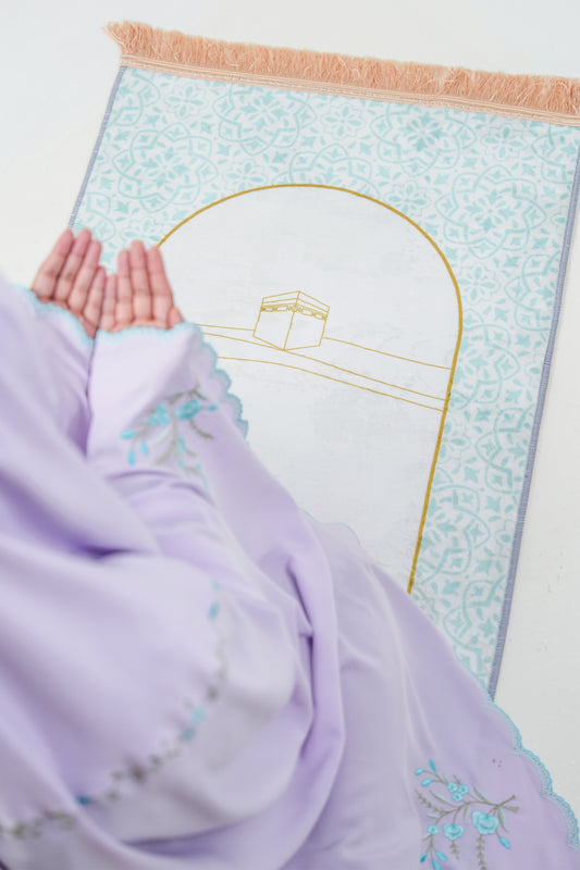 The Journey Prayer Mat in Ocean