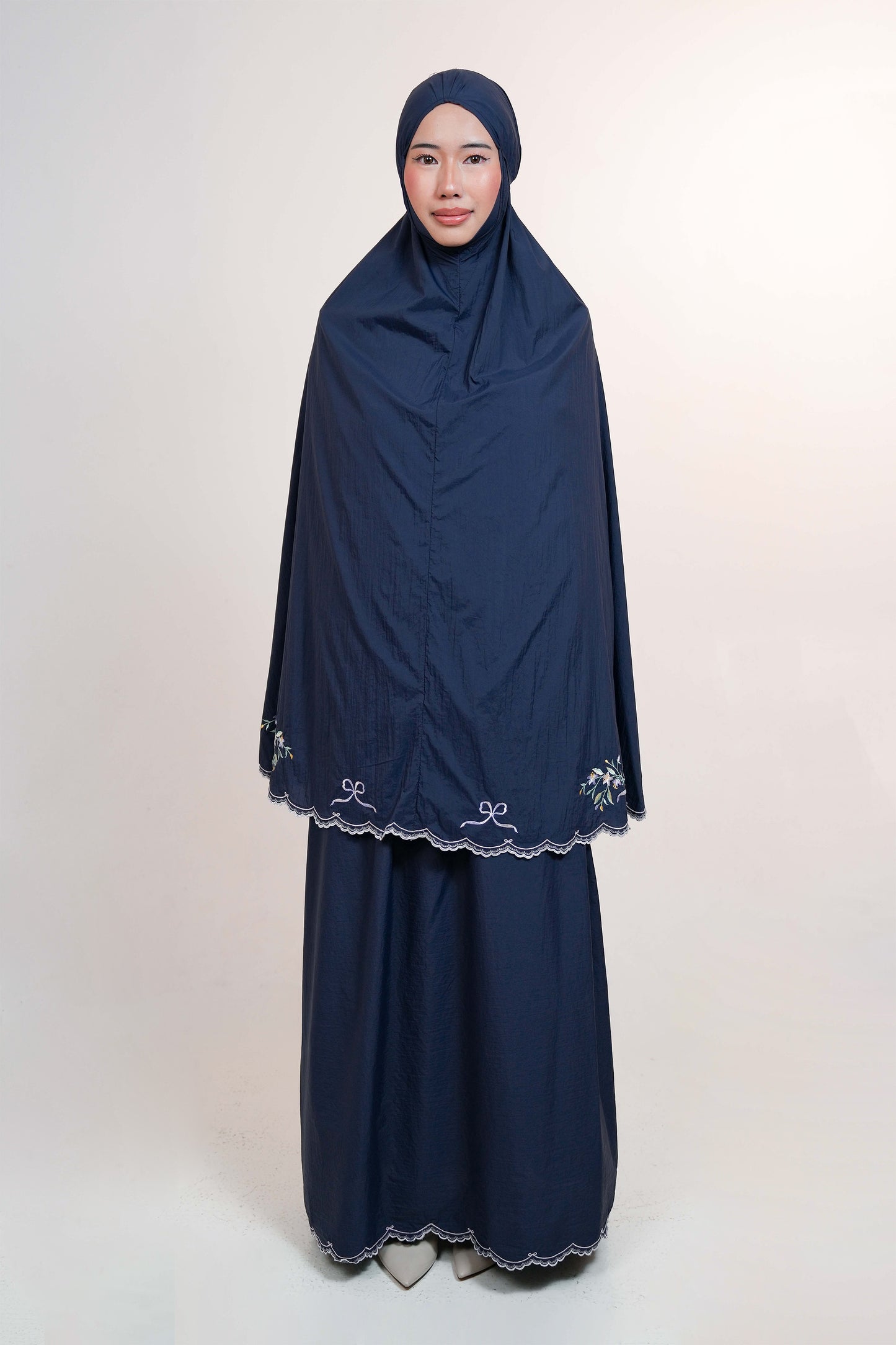 Whispered Grace in Midnight Blue