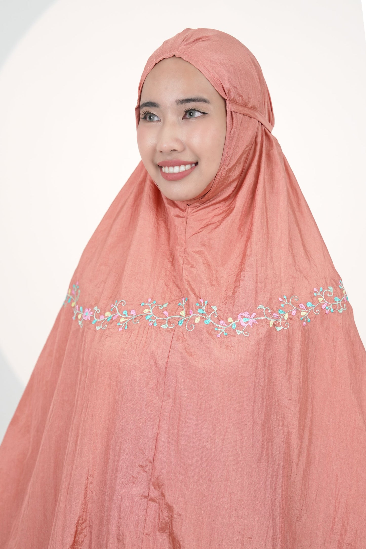 Premium Travel Telekung In Copper Prayer Wear