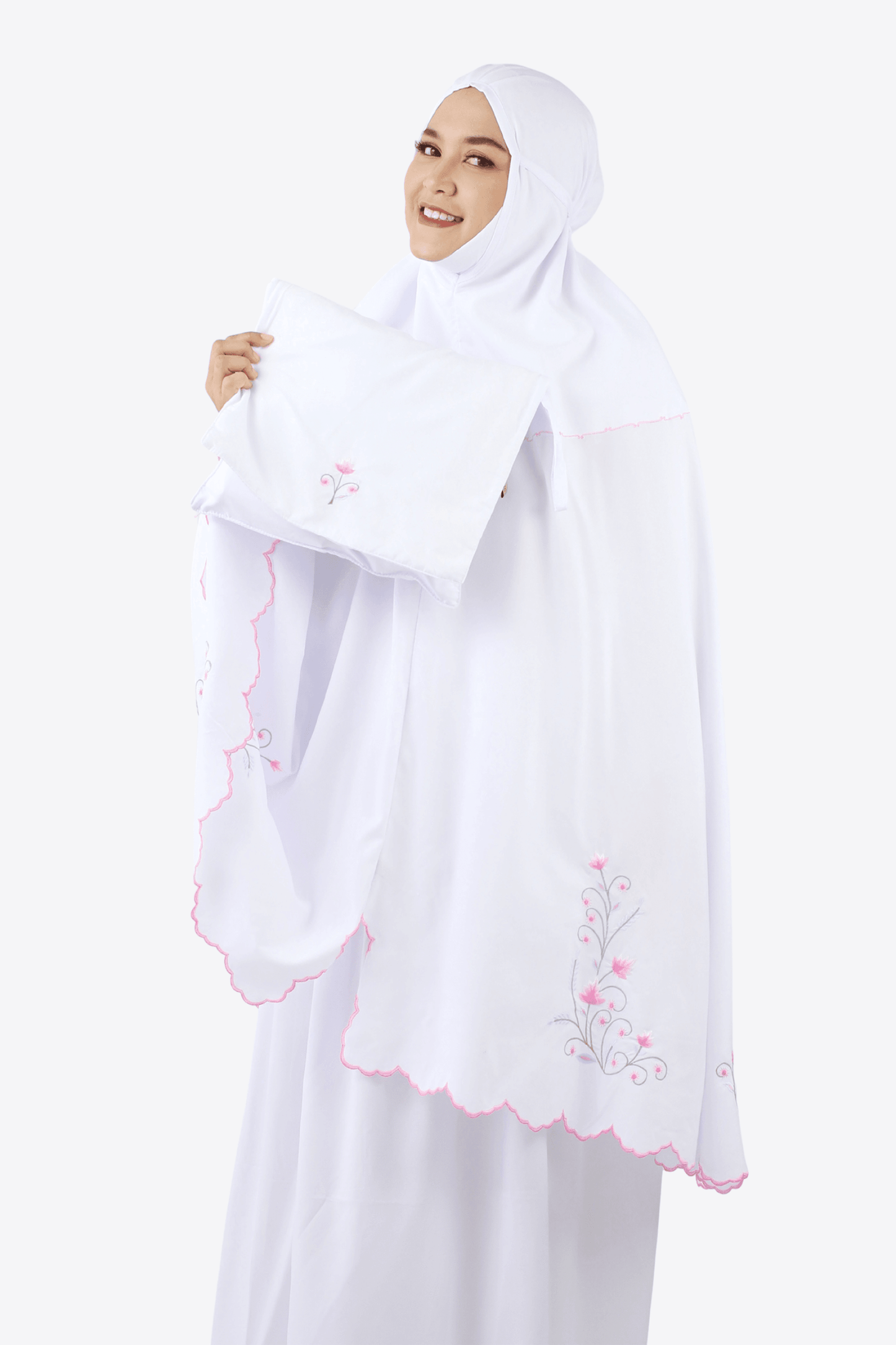 Alyssa In White (Petite) Prayer Wear