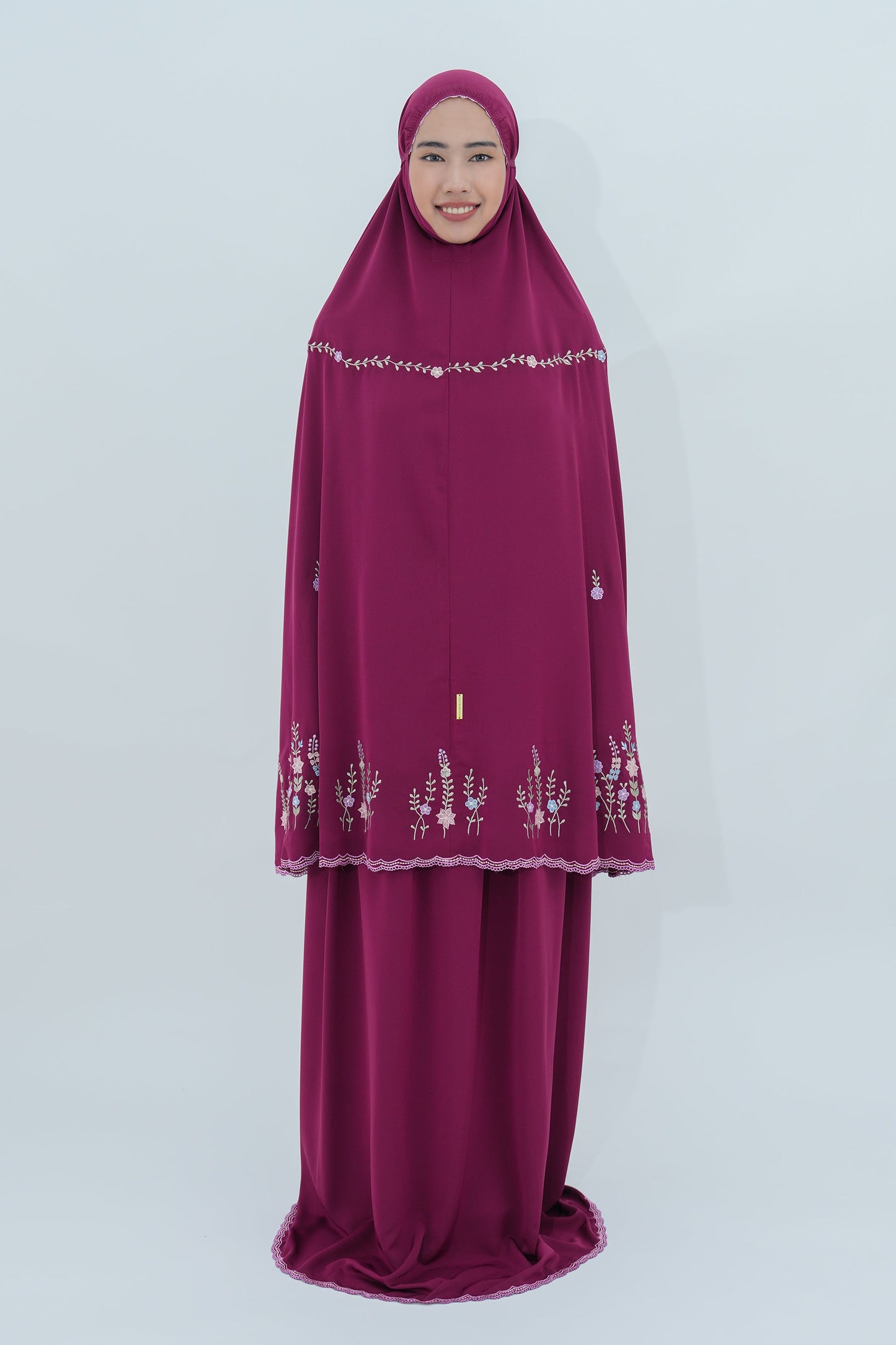 Wildflowers In Burgundy Prayer Wear