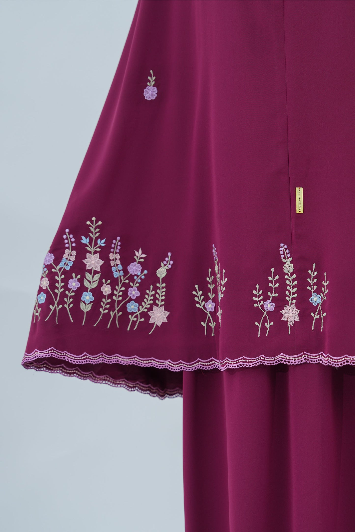 Wildflowers In Burgundy Prayer Wear