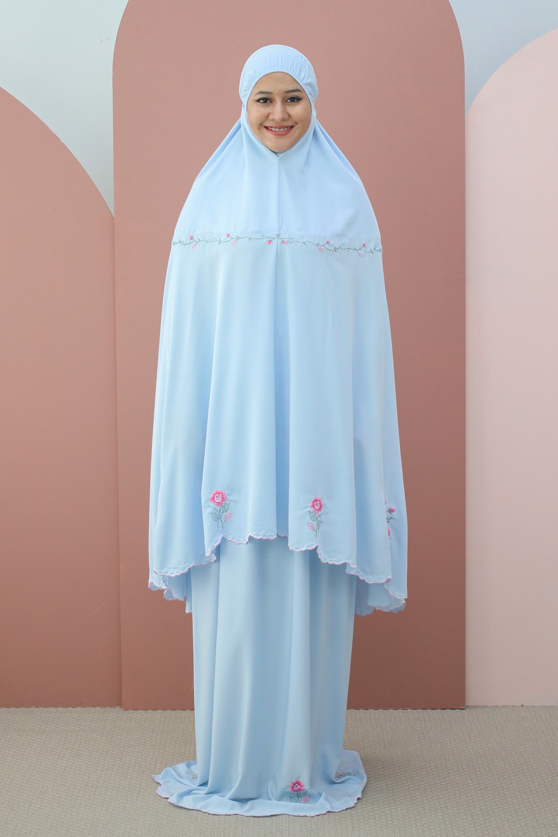 Lora In Blue (Petite) Prayer Wear