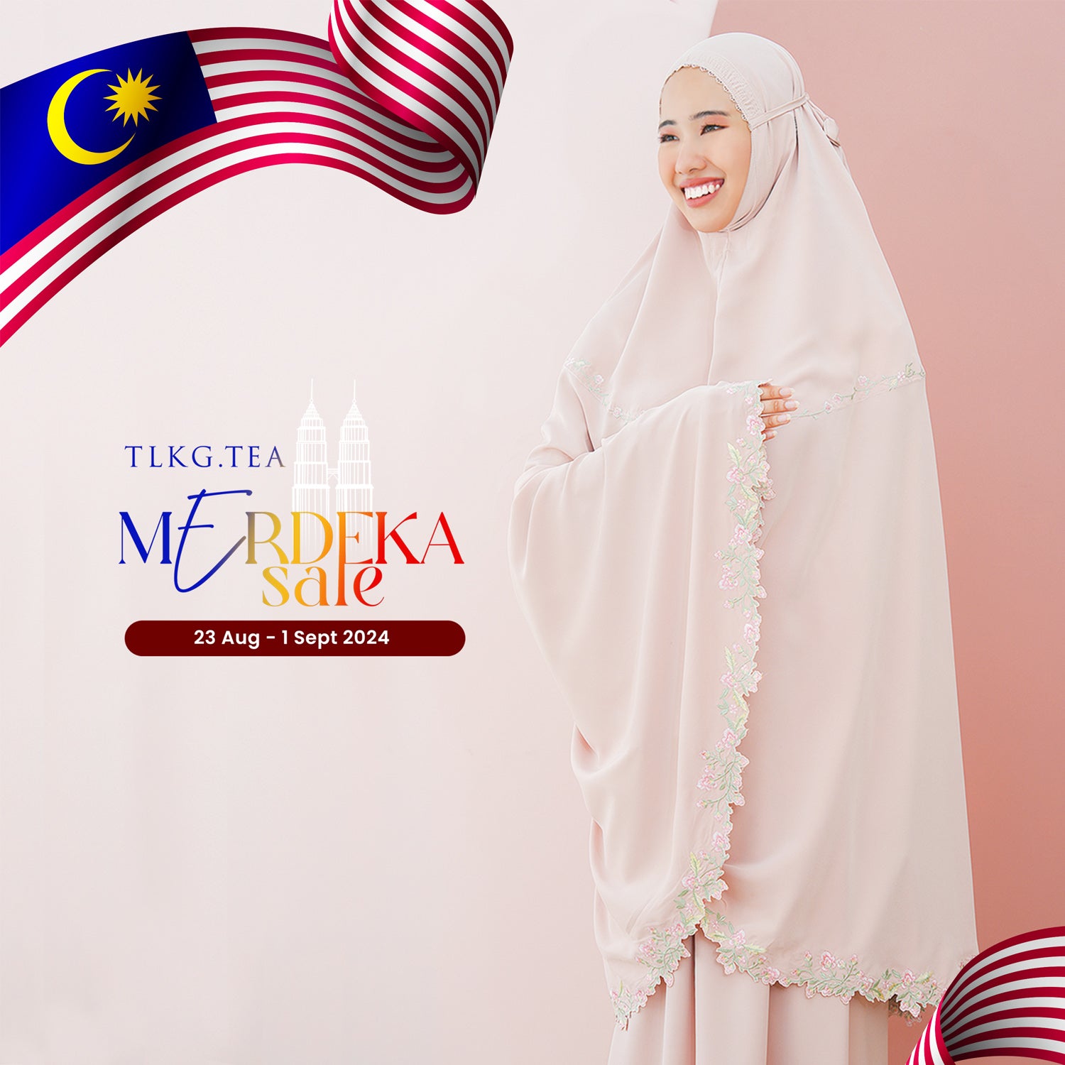 telekung travel neelofa