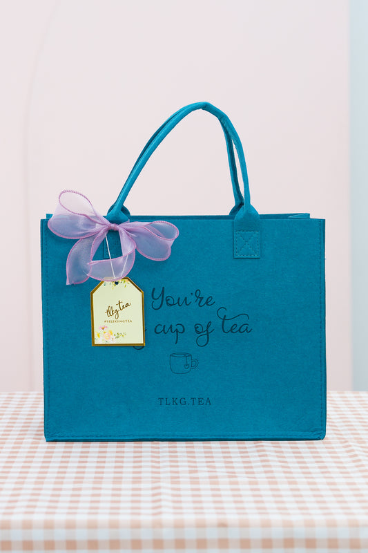 Felt Gift Bag In Teal Prayer Mat &