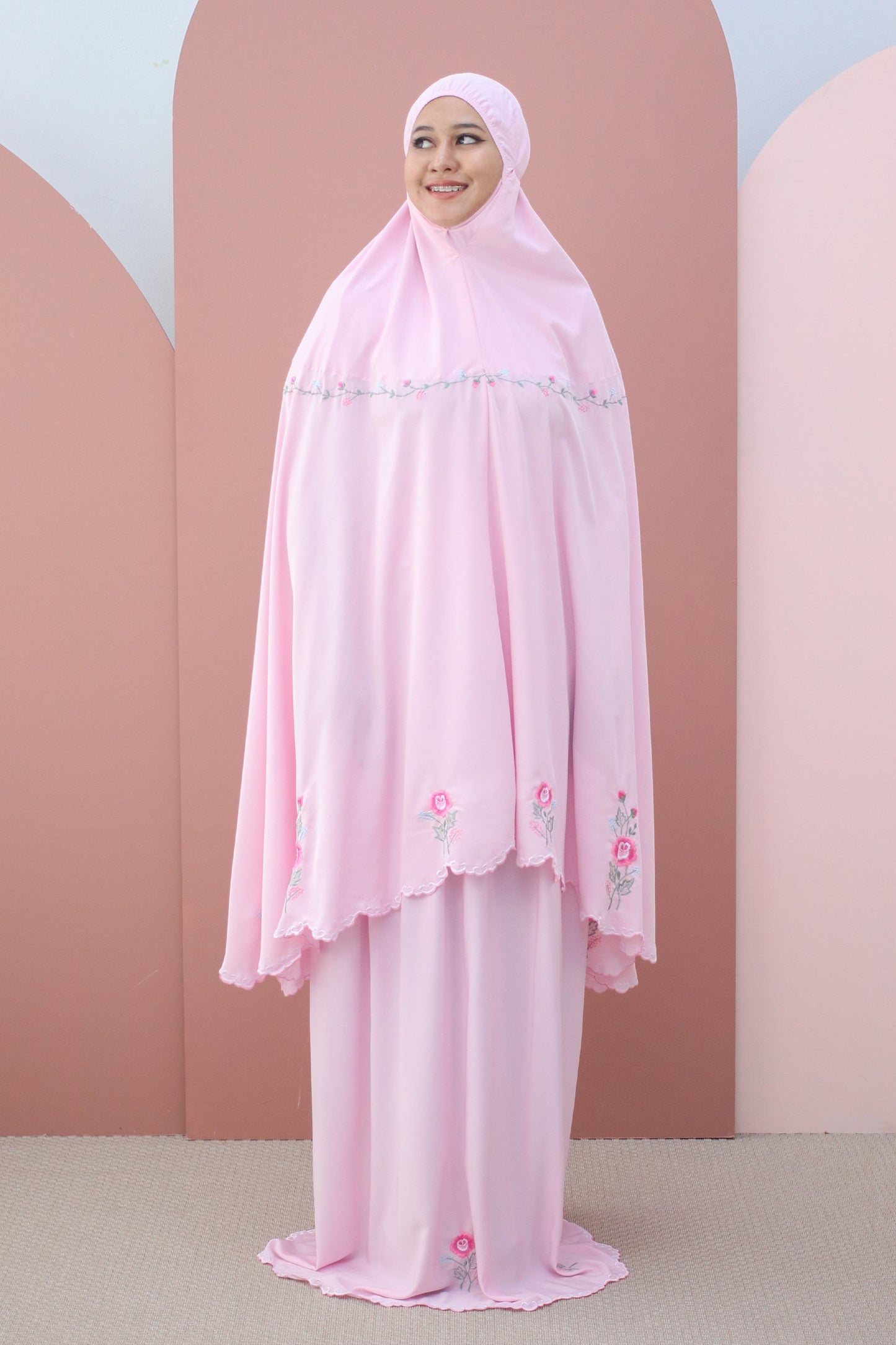 Lora In Pink (Petite) Prayer Wear