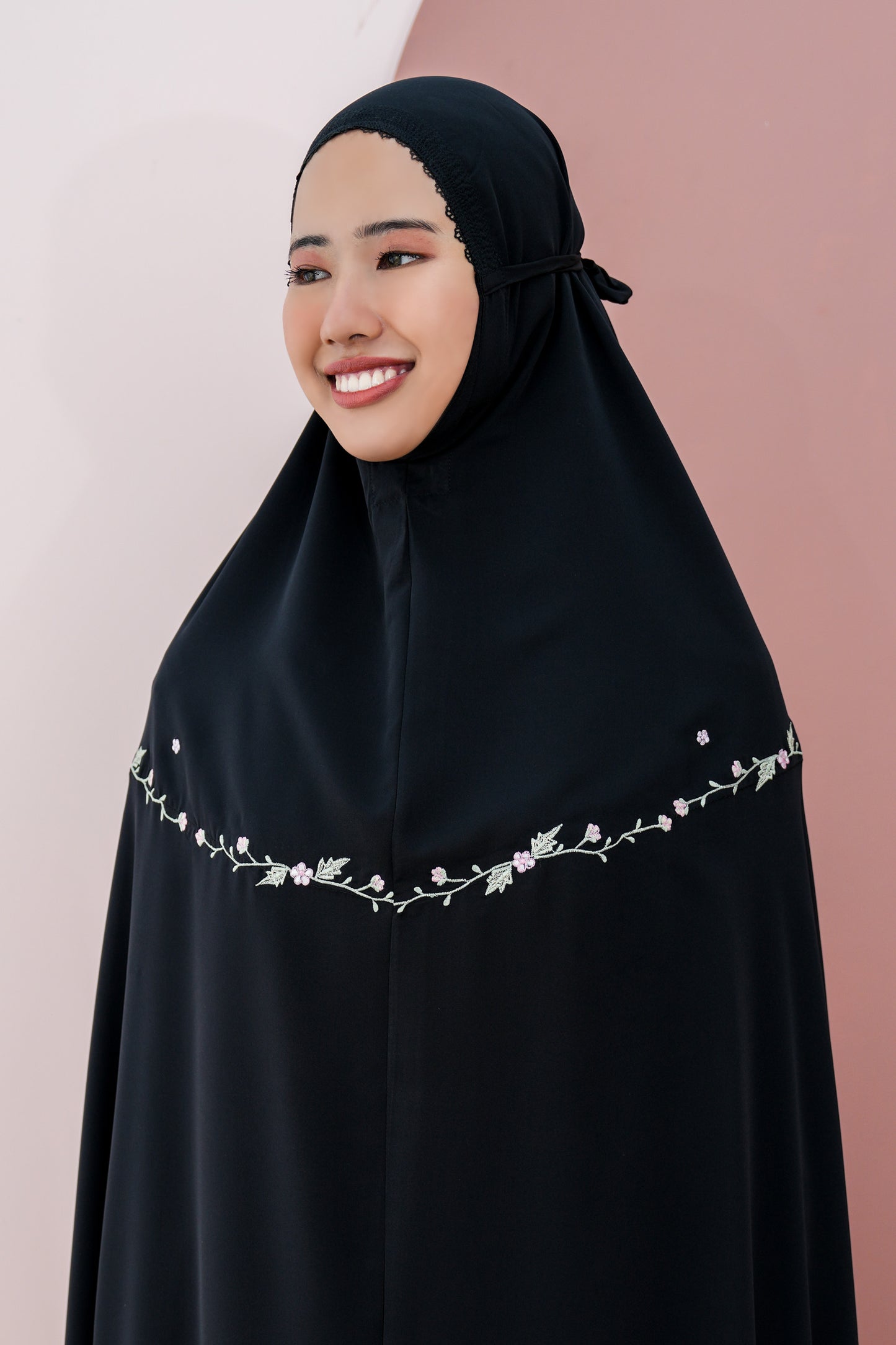 Nayla In Black Tea Prayer Wear