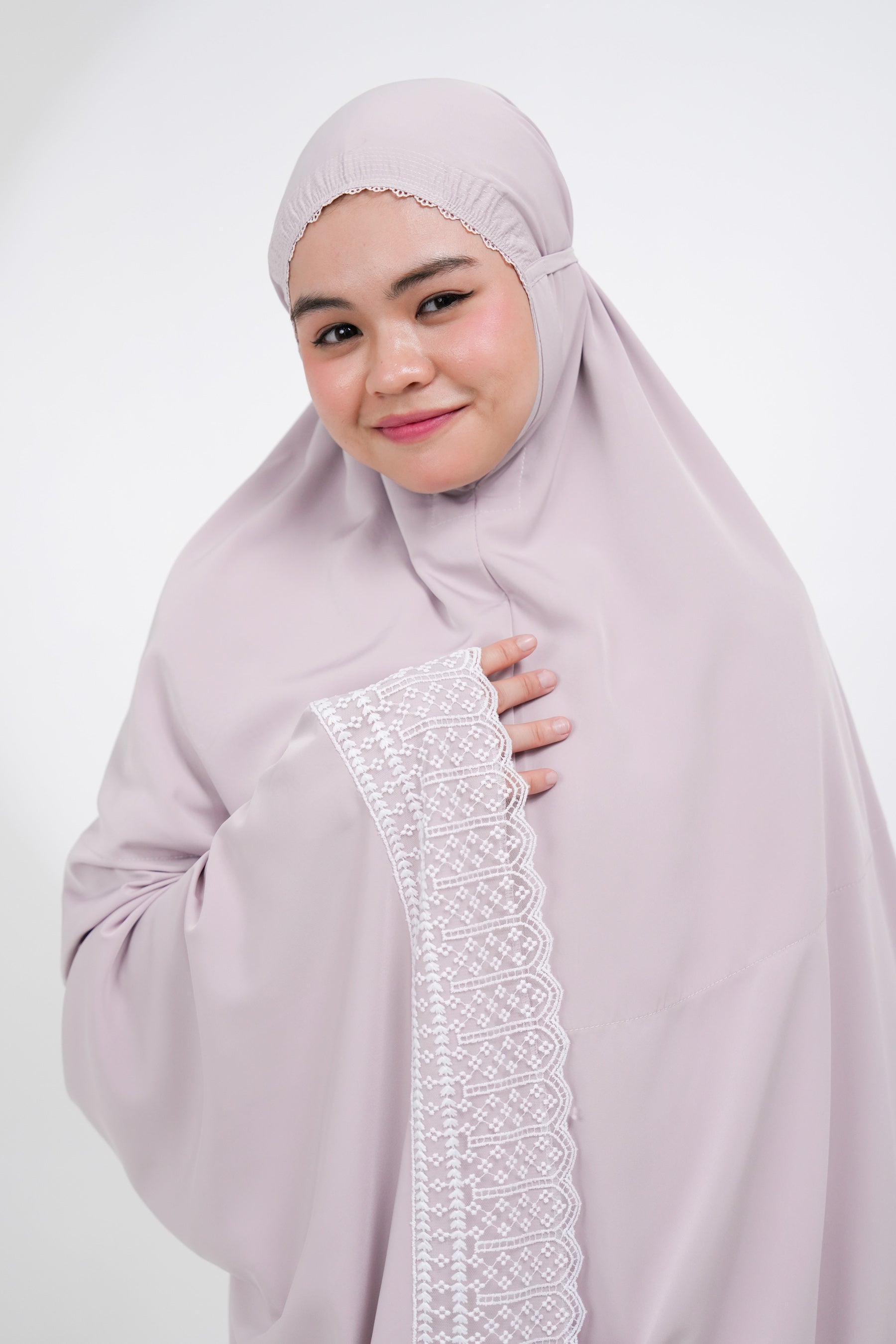 Dewdrops In Mulberry Prayer Wear